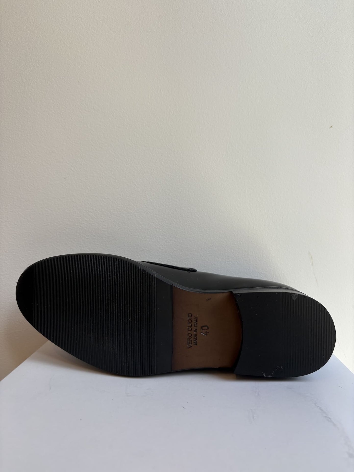 Mocassino in pelle doppia fibbia