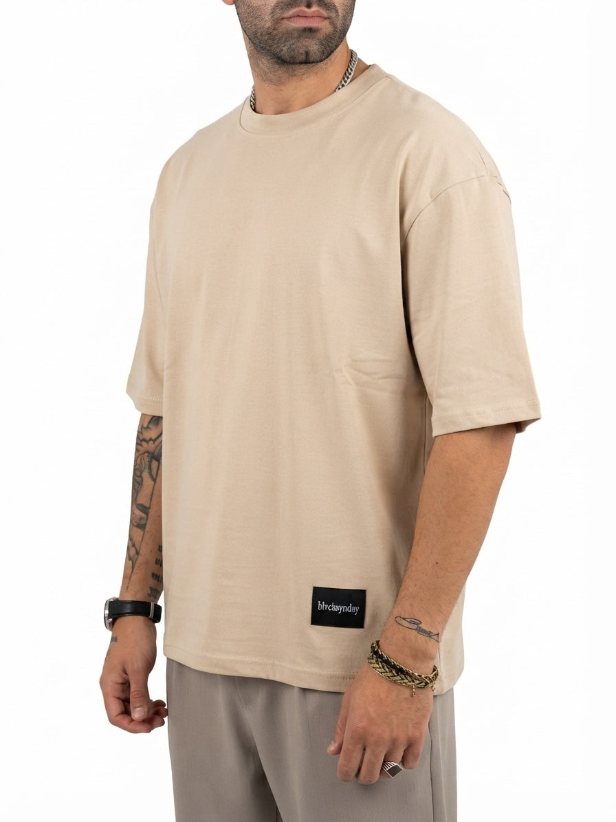 blacksvnday T-shirt maniche corte STEPHEN Avorio - Stile Cropped