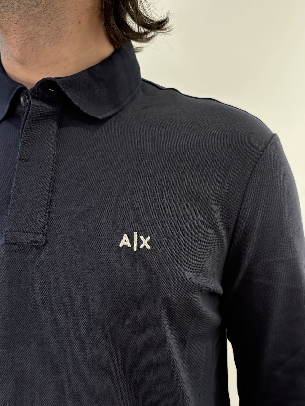 Polo Armani Exchange blu navy