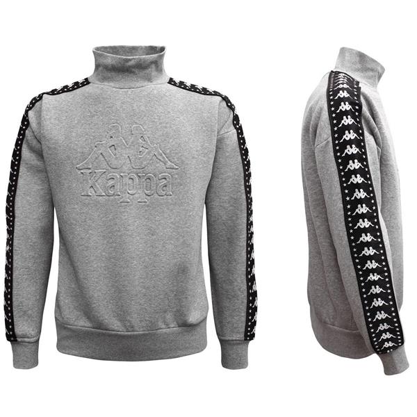 Felpa Kappa a collo alto.