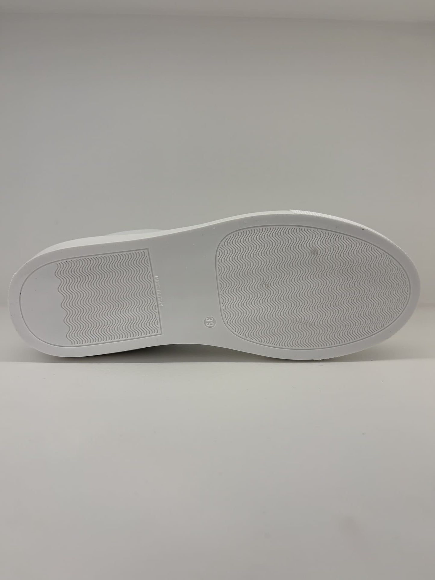 Sneakers bianca in pelle