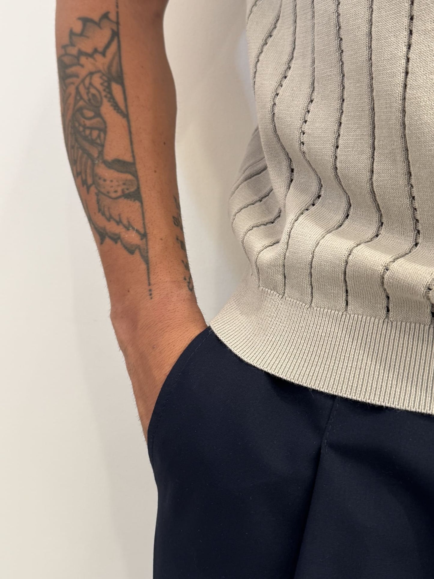 Polo uomo collo derby extrafine