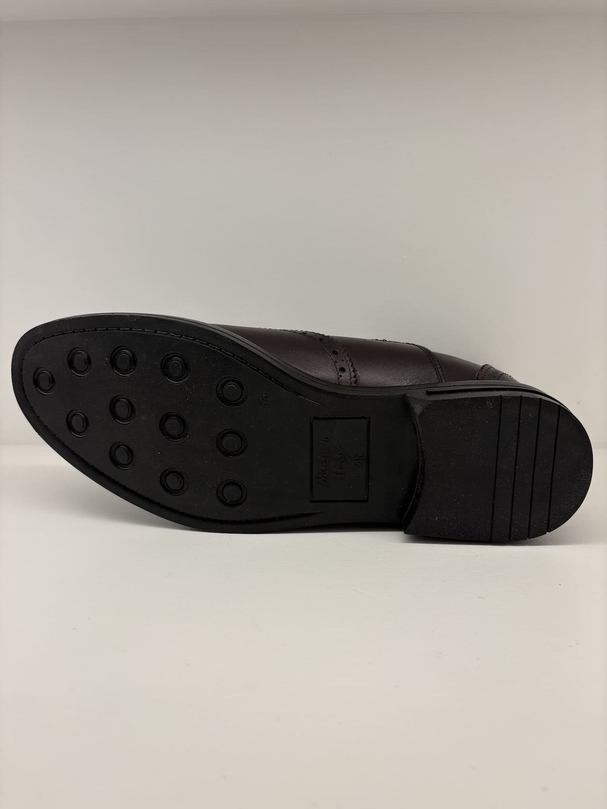 Stivaletto in pelle punta inglese