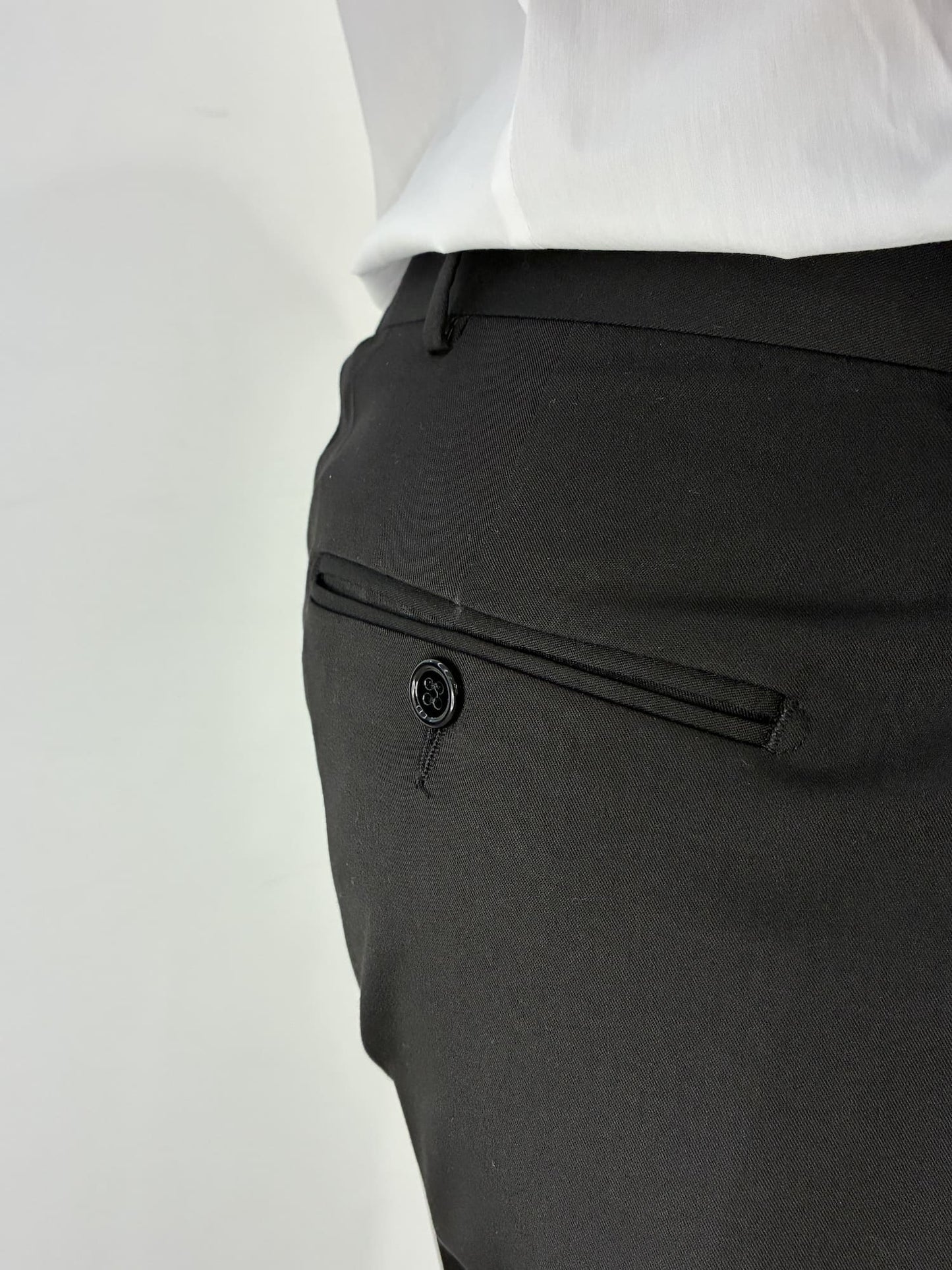 Pantalone semi elegante in poliviscosa