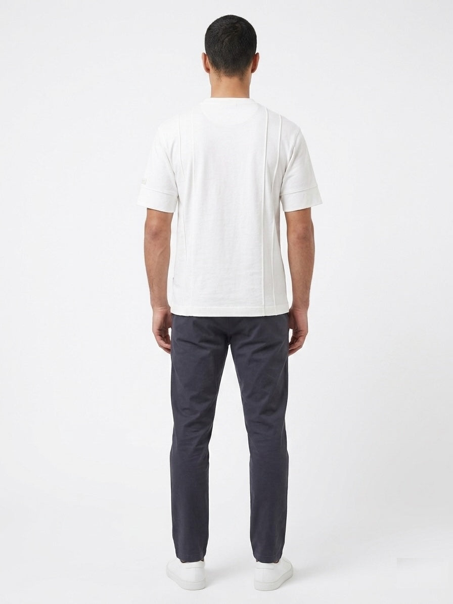 T-shirt in cotone boxy fit bianco