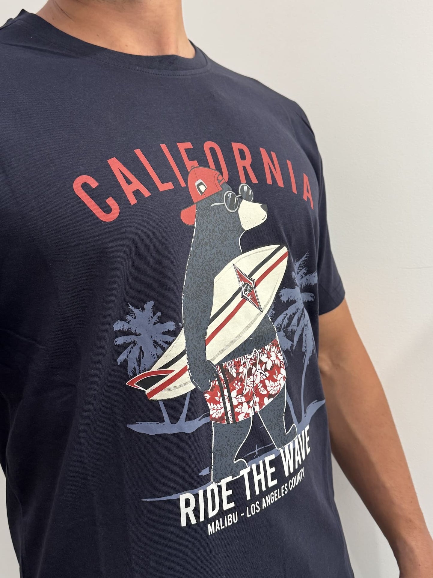 T-shirt Bear stampa orso