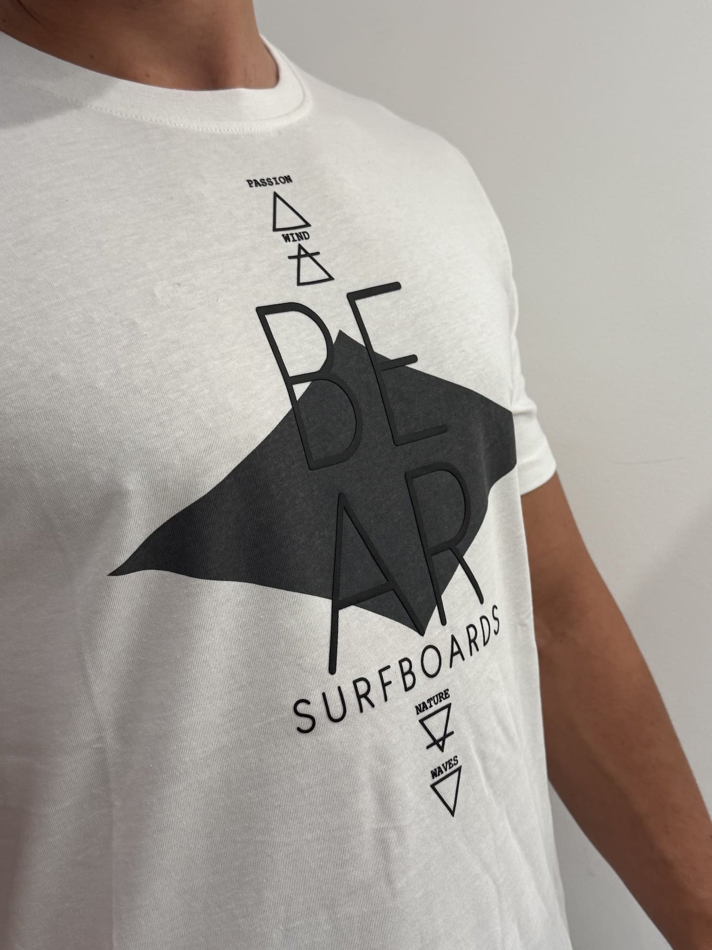 T-shirt Bear stampa Fronte e Retro