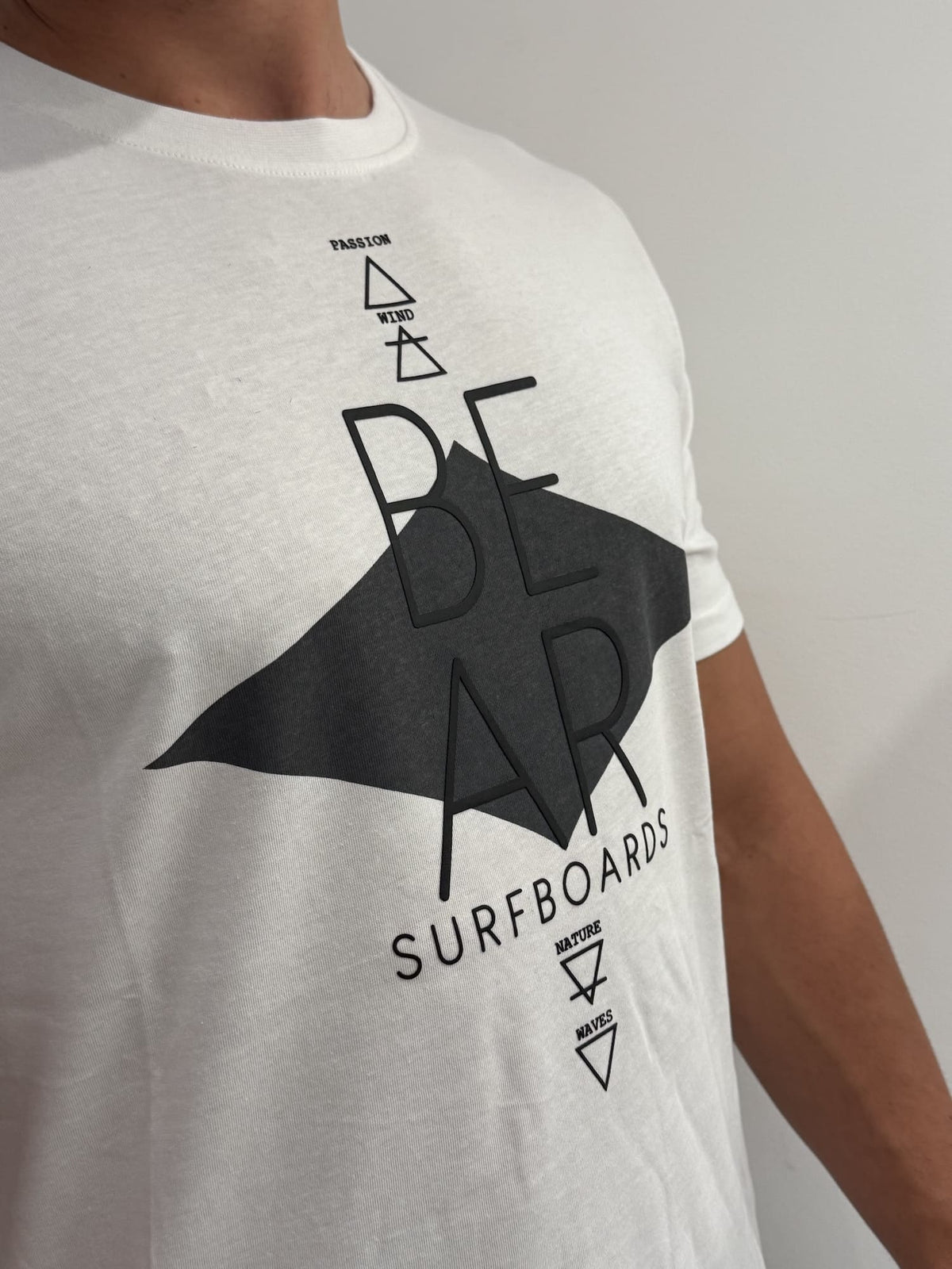 T-shirt Bear stampa Fronte e Retro