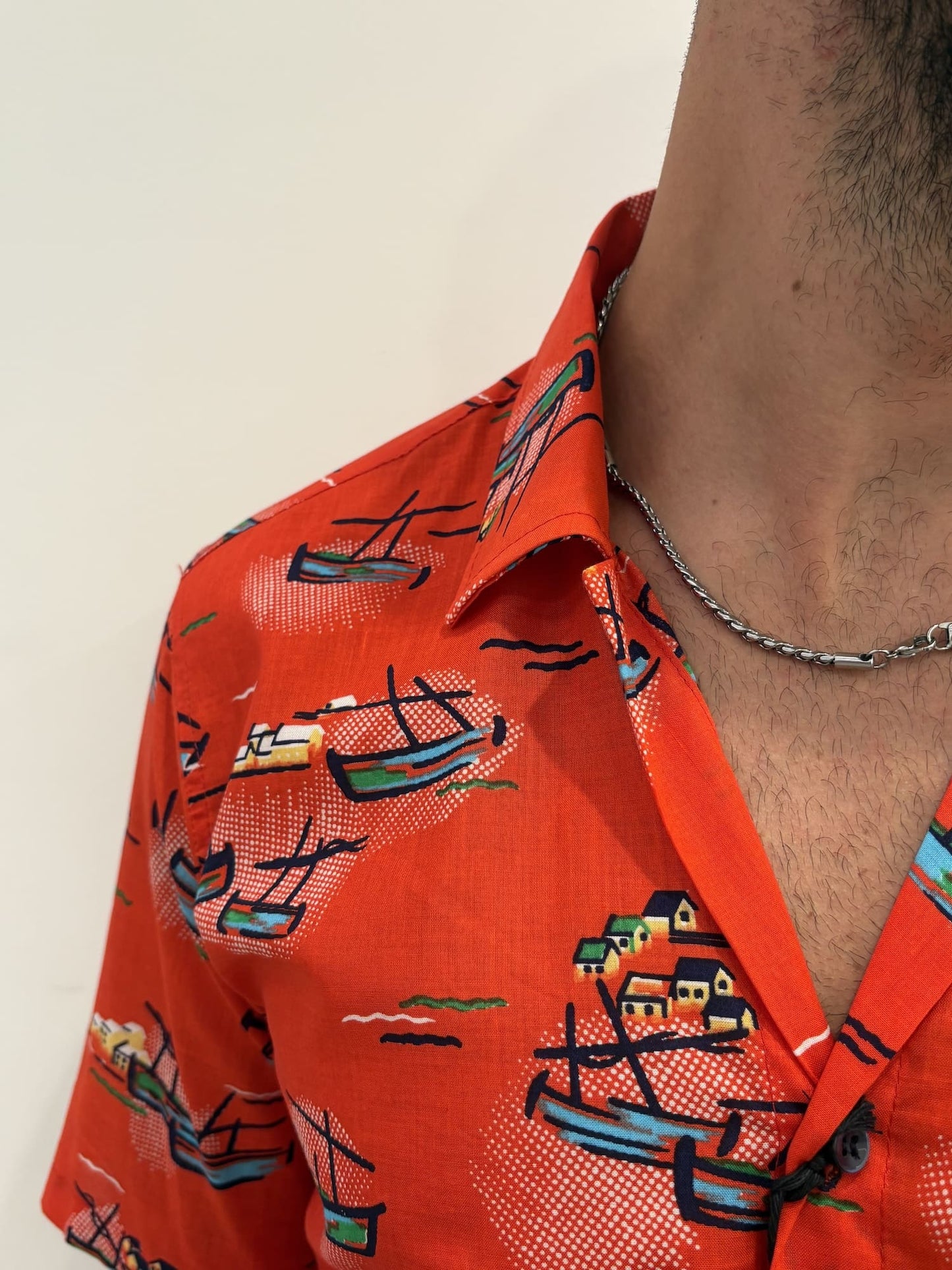 Camicia Hawaiana con fantasia