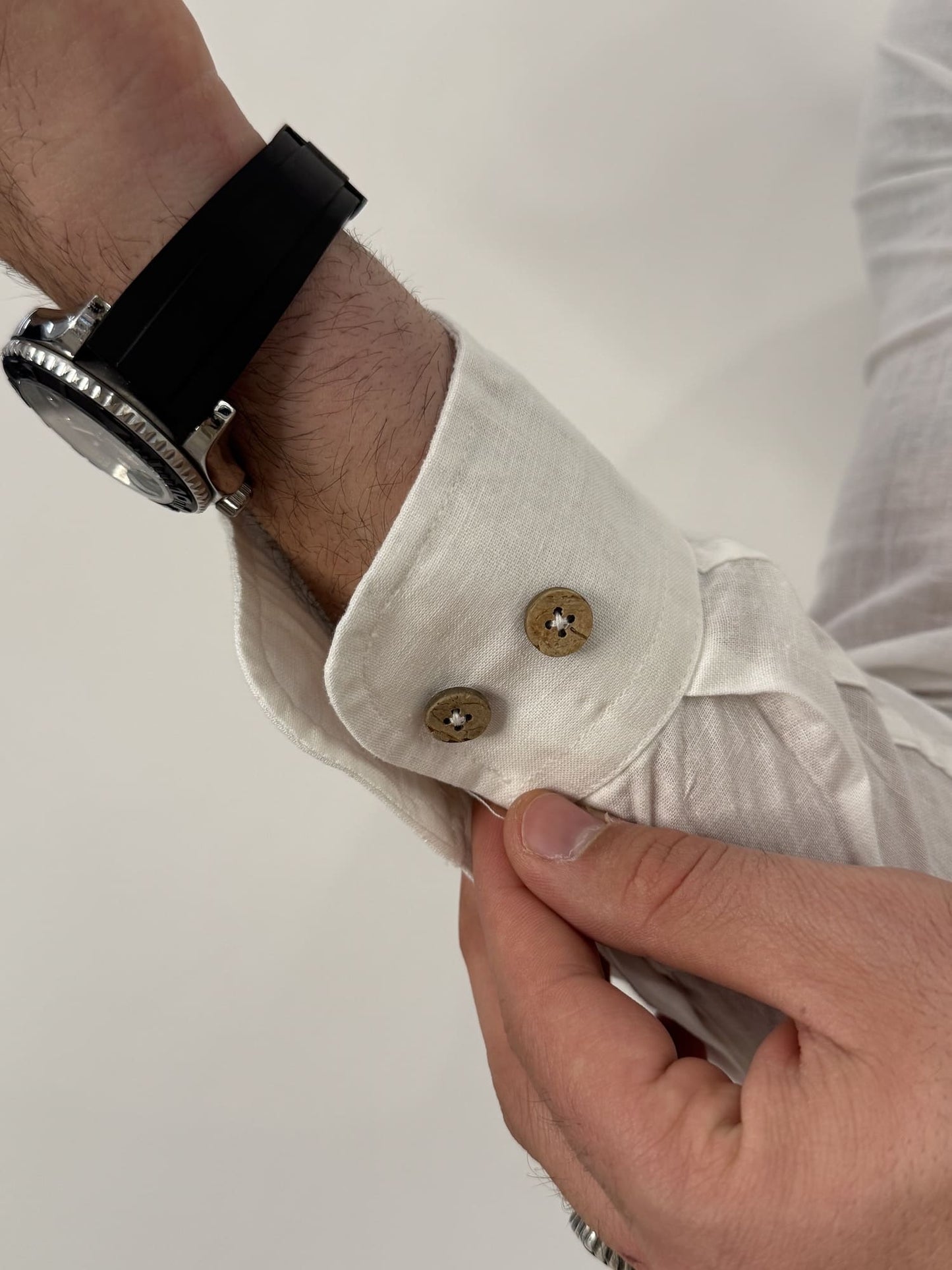 Camicia Hamaki-Ho in misto lino