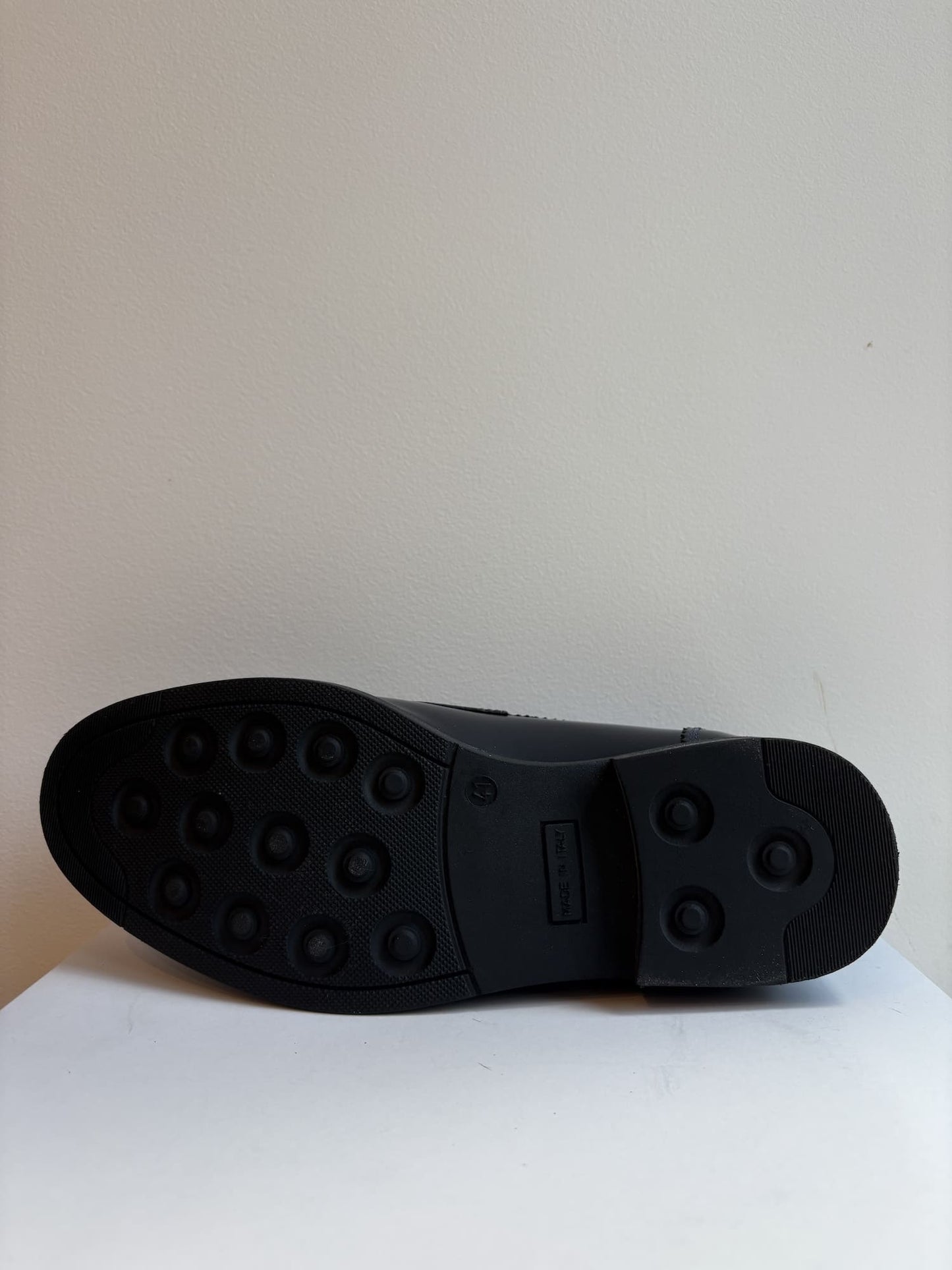 Mocassino college fondo gomma