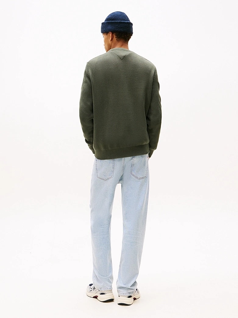 Pullover slim fit Green Tommy Jeans