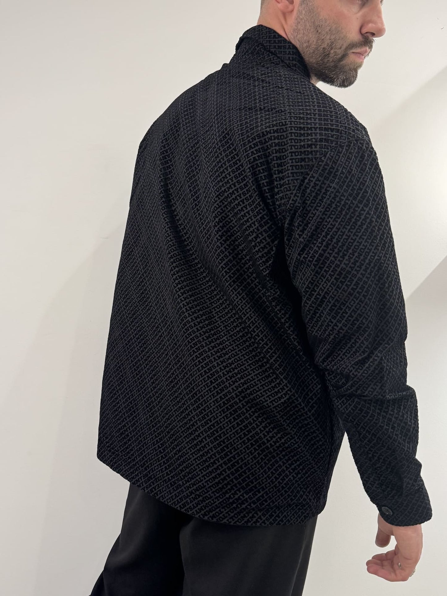 Overshirt Tommy Jeans Black