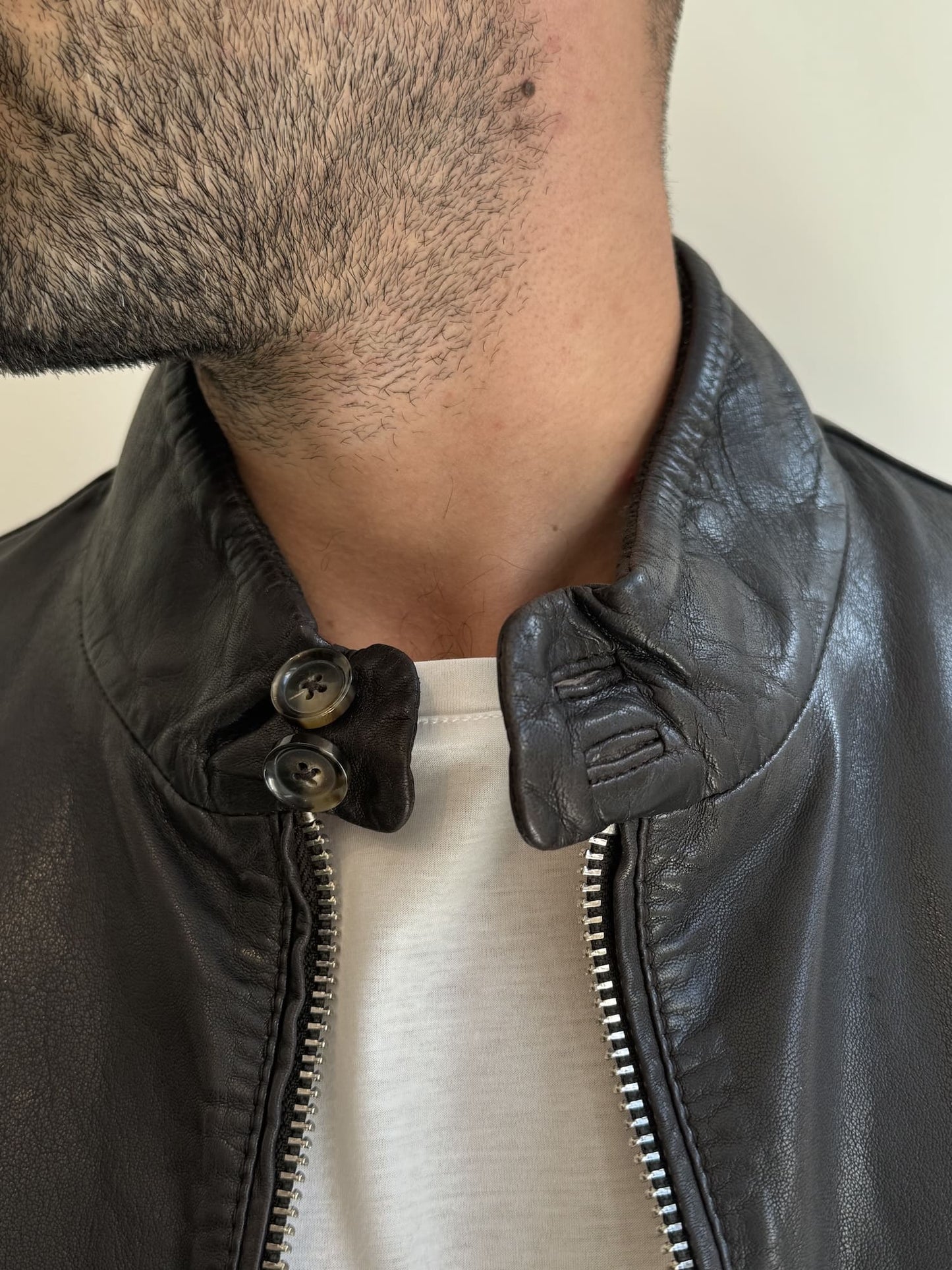 Giubbotto The Jack Leathers in vera pelle