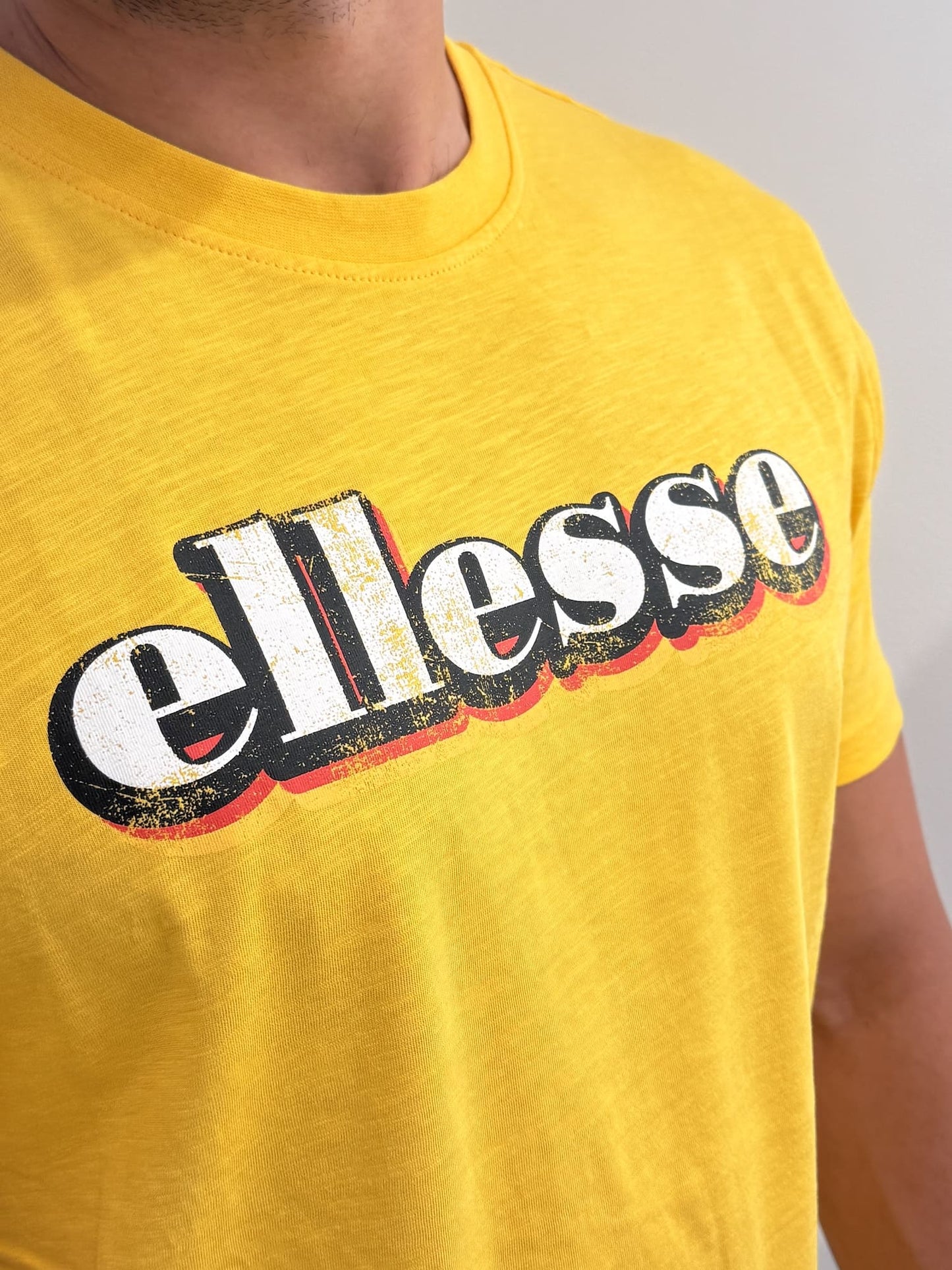 T-shirt Ellesse in cotone fiammato