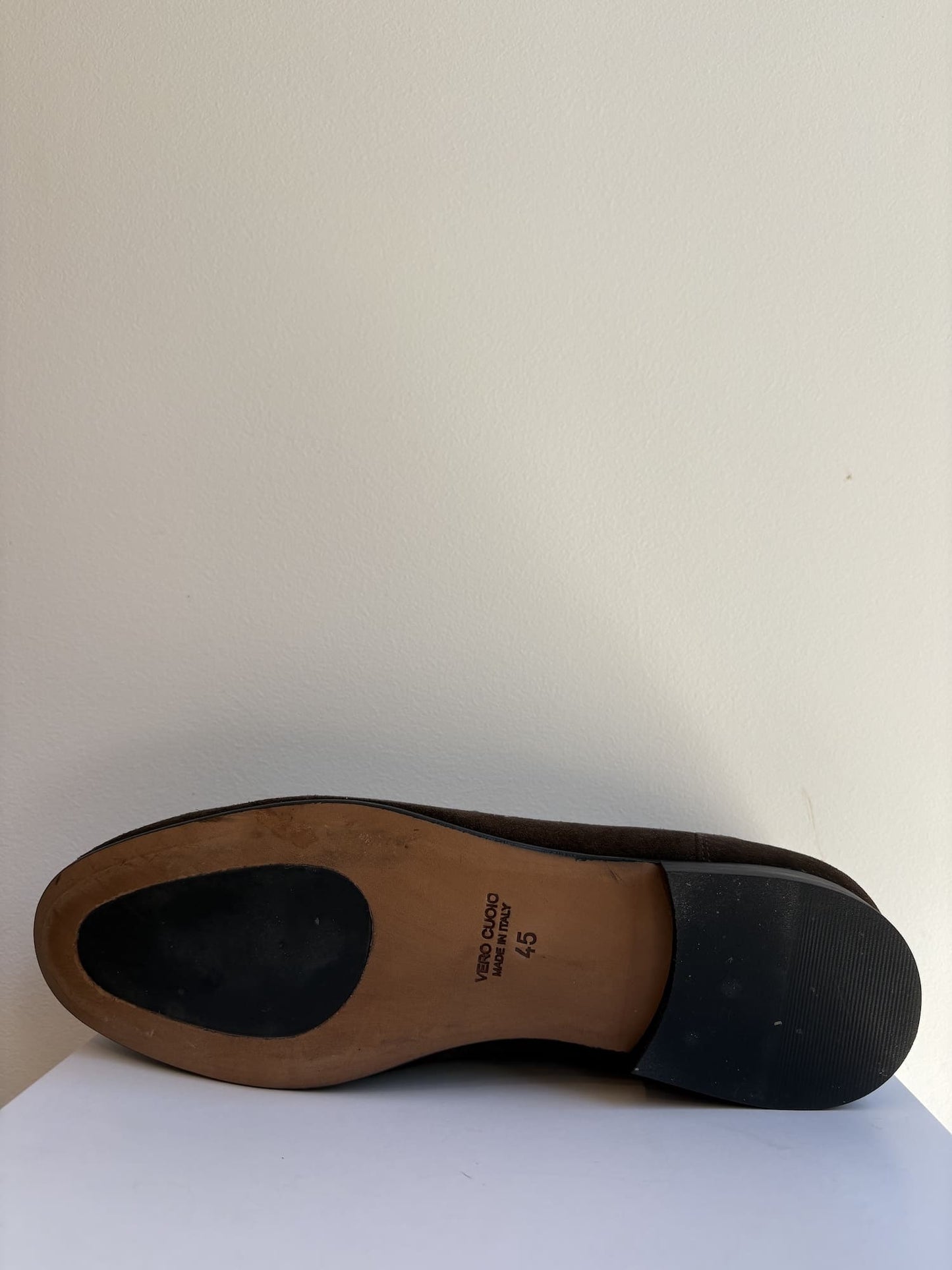 Mocassino con fibbia e frangia