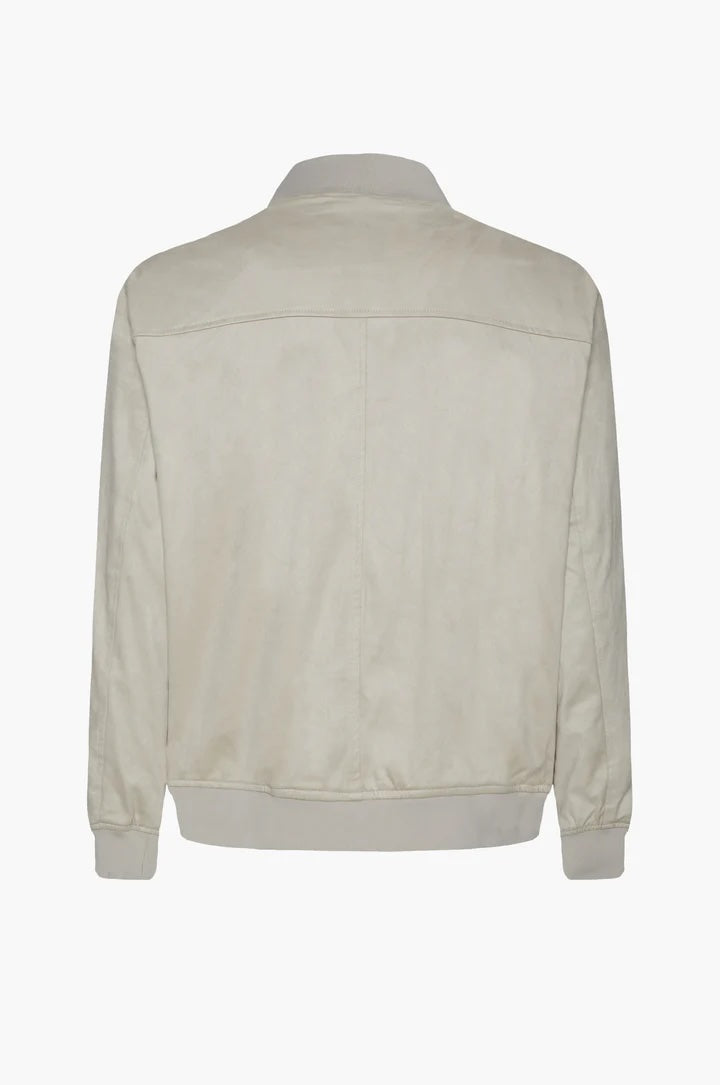 Giubbotto bomber effetto pelle