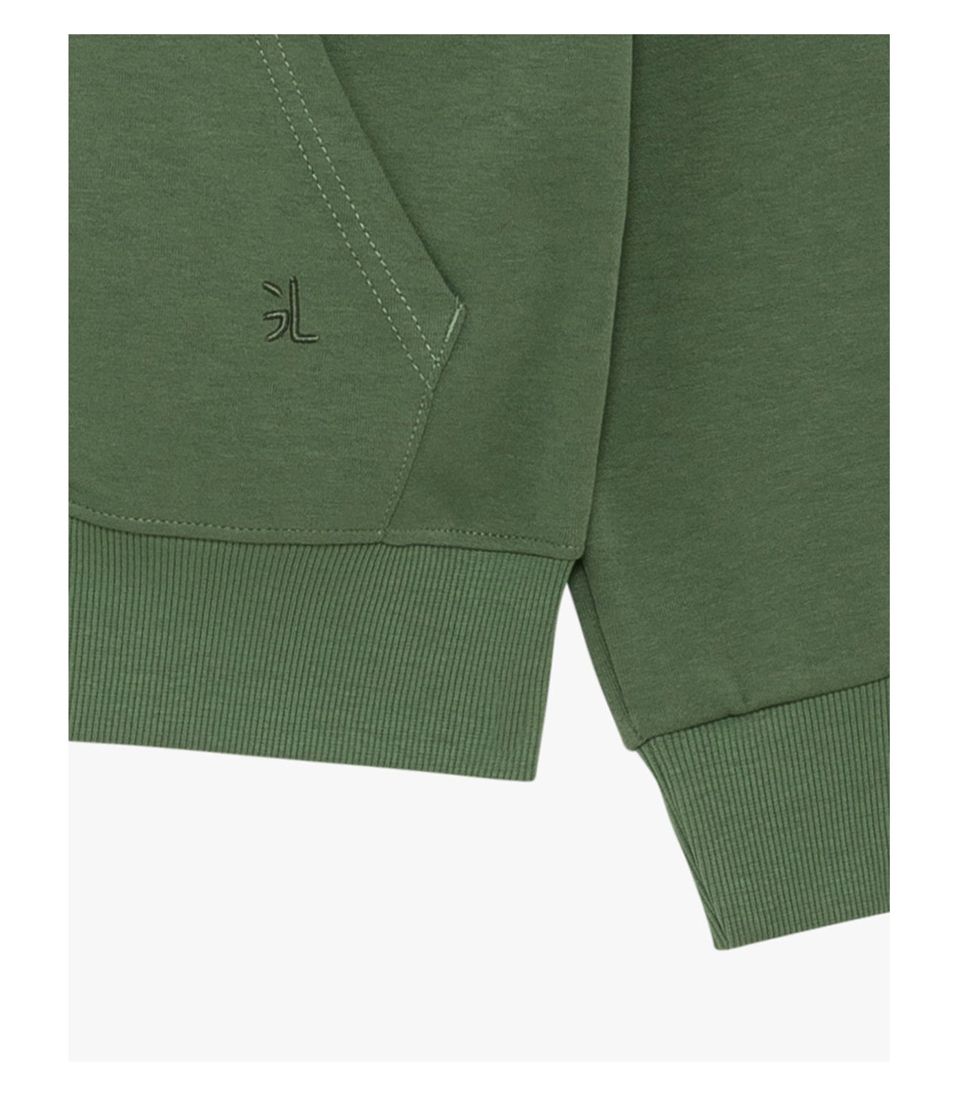 Felpa con zip e cappuccio