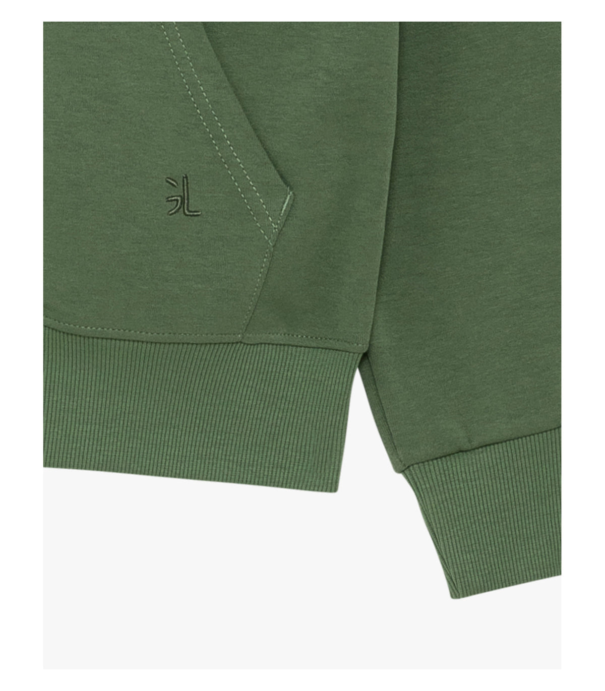 Felpa con zip e cappuccio