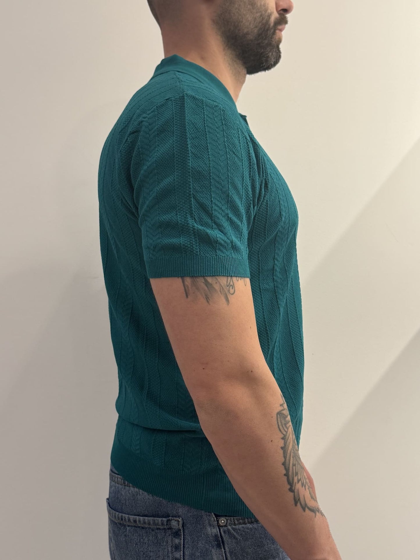 Polo in filo tramata