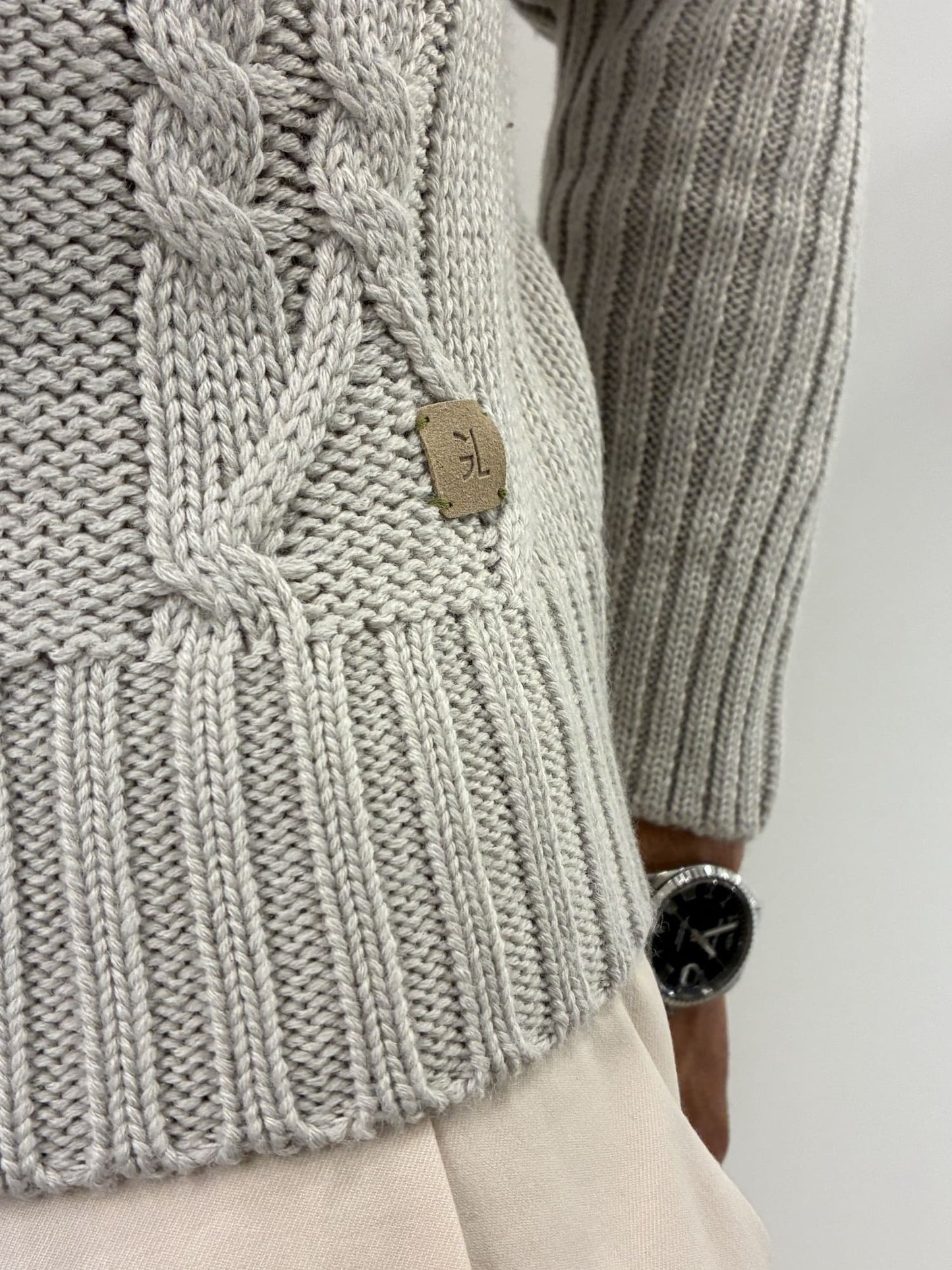 Maglione intrecciato Gianni Lupo Ice