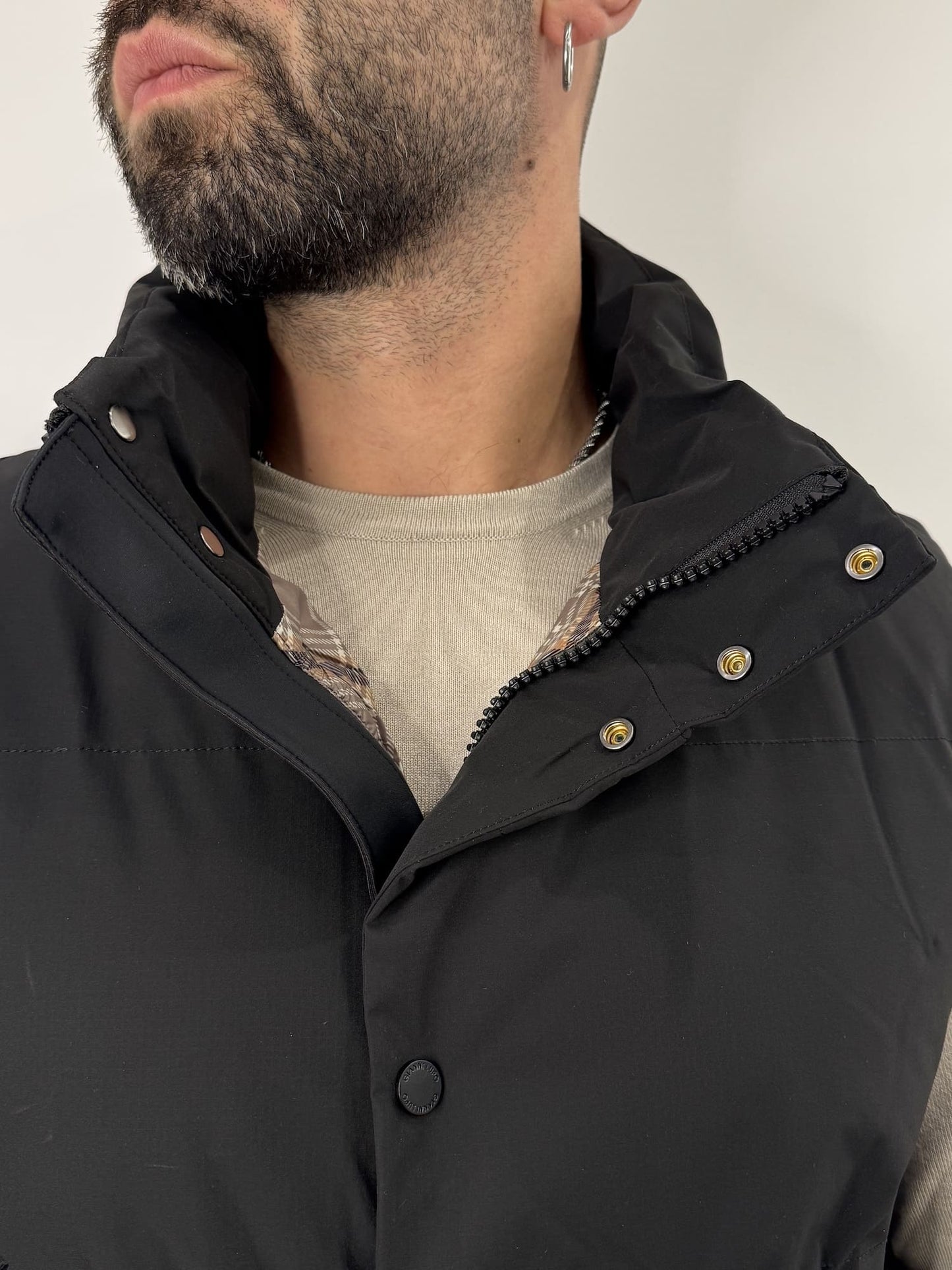 Gilet Piumino Gianni lupo Nero