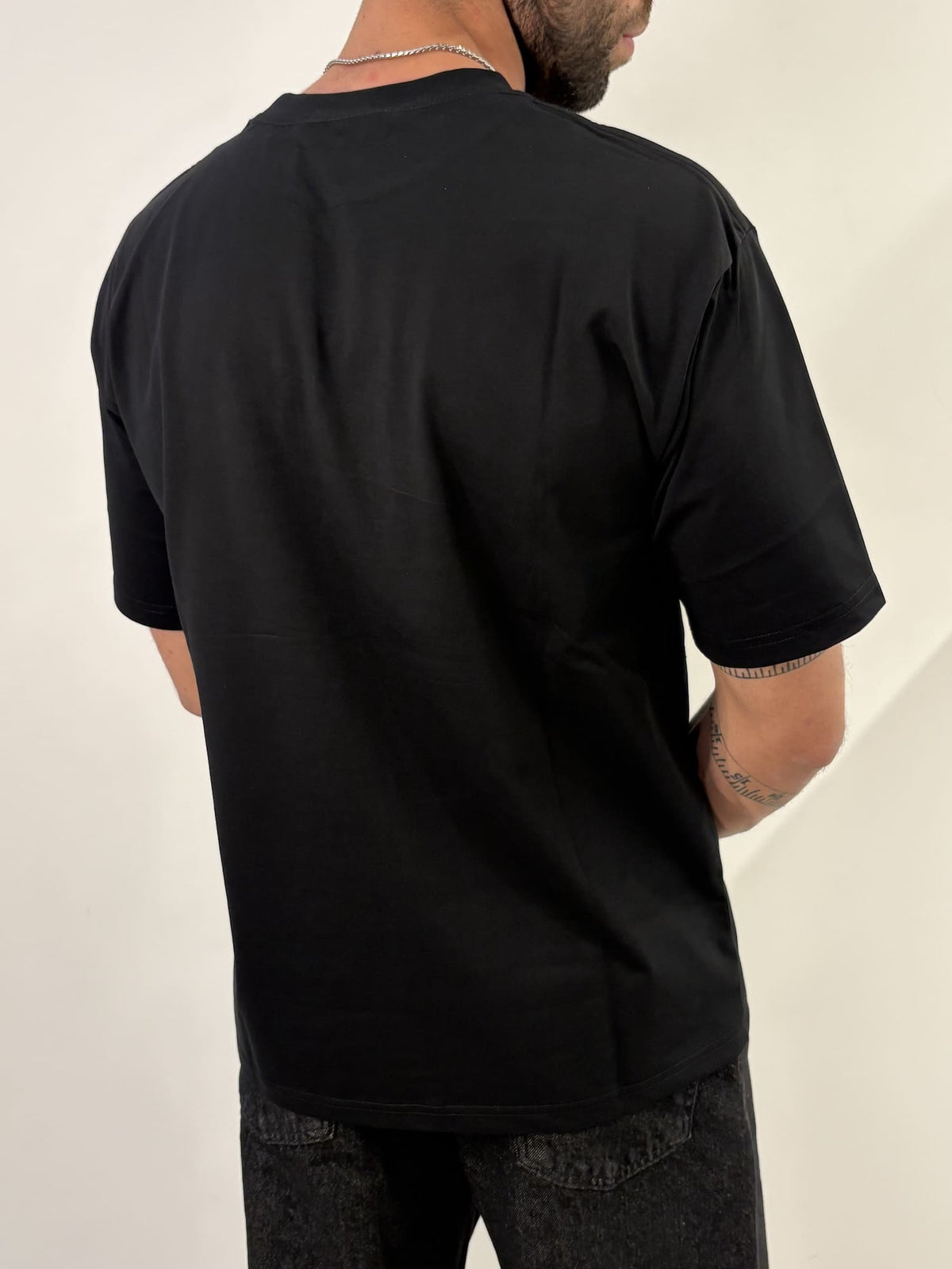 T-shirt cropped con stampa