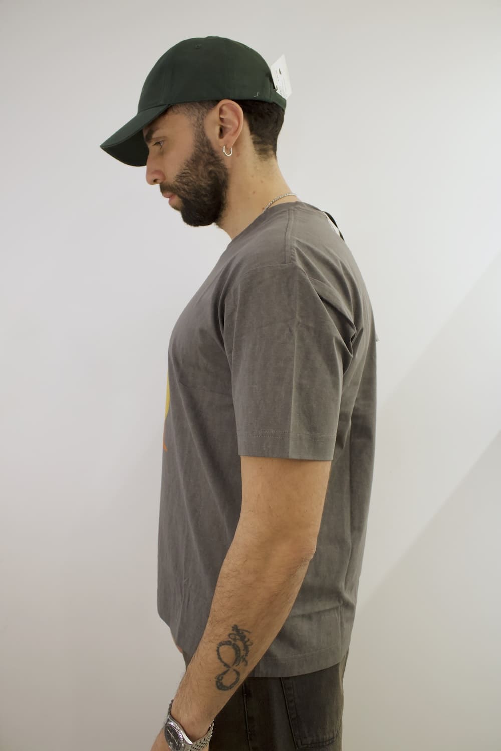 T-shirt Gianni Lupo Girocollo dark grey
