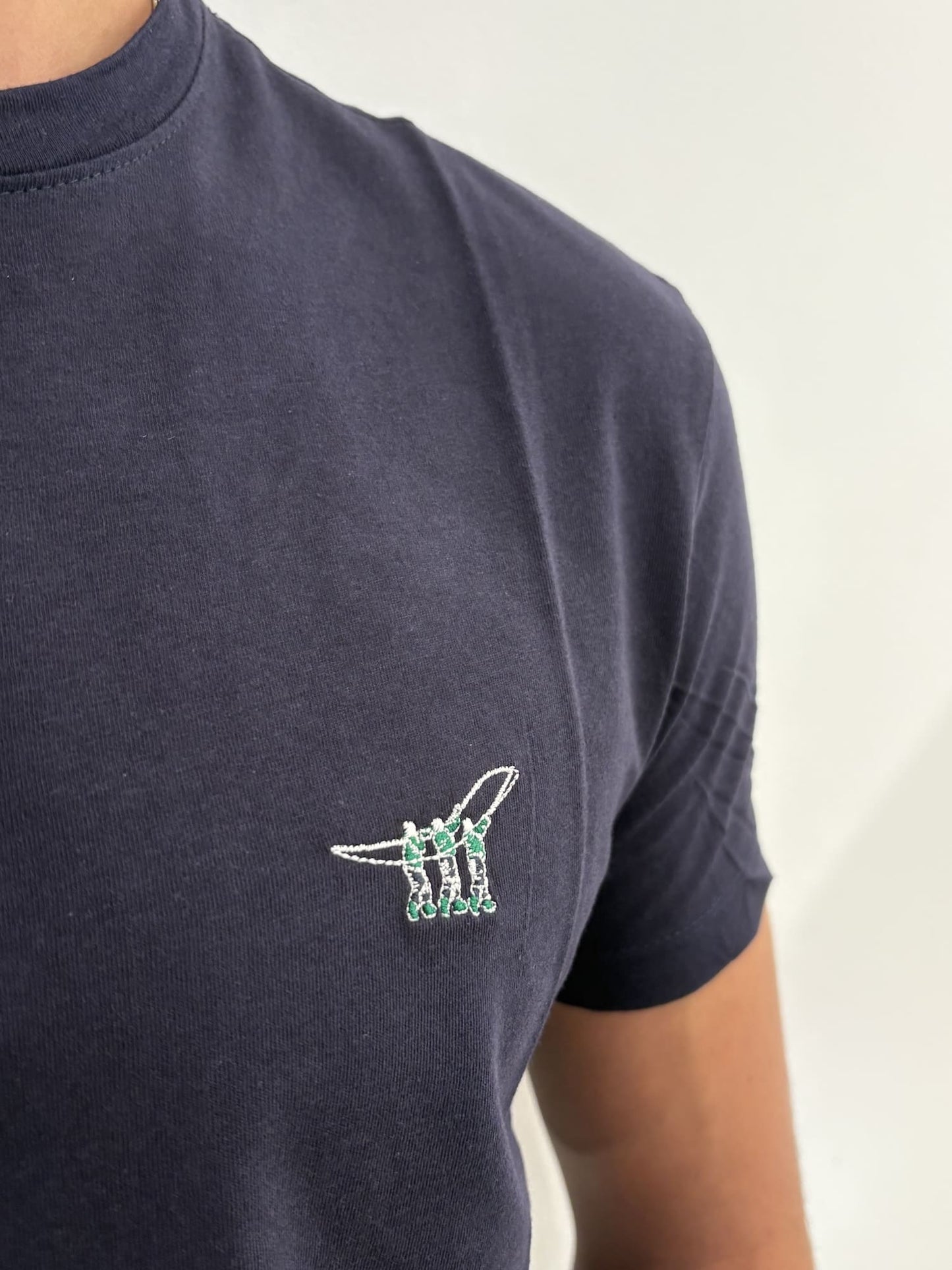 T-shirt Henry cotton's con logo sul petto