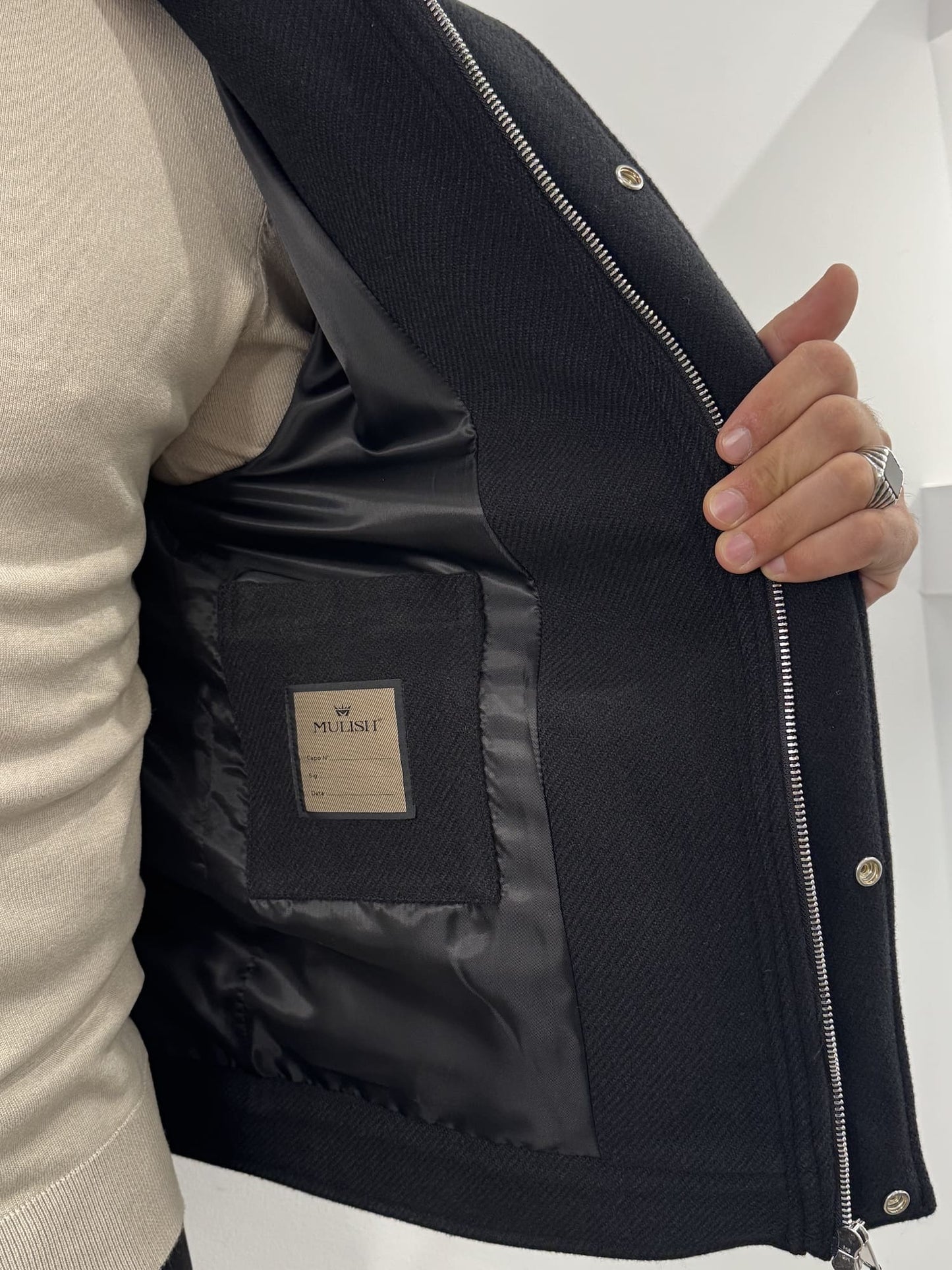 Cappotto Mulish corto Nero