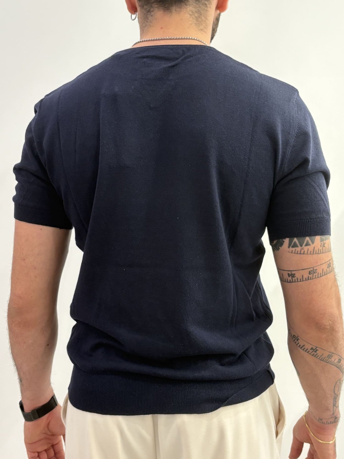 Polo Hamaki-Ho in filo collo a V