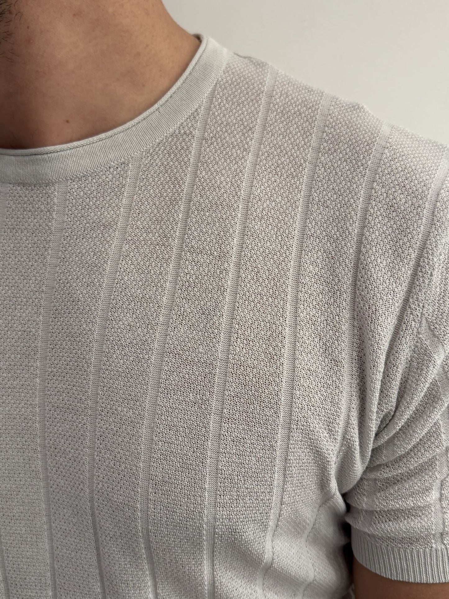 T-shirt in filo a coste