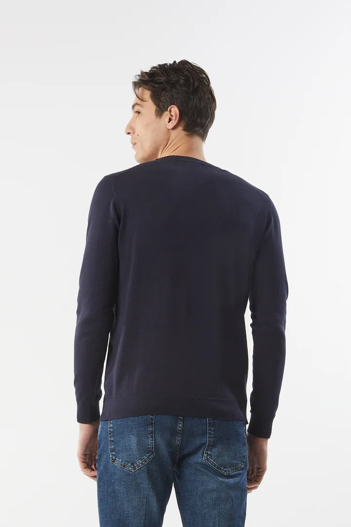 Pullover in cotone basic