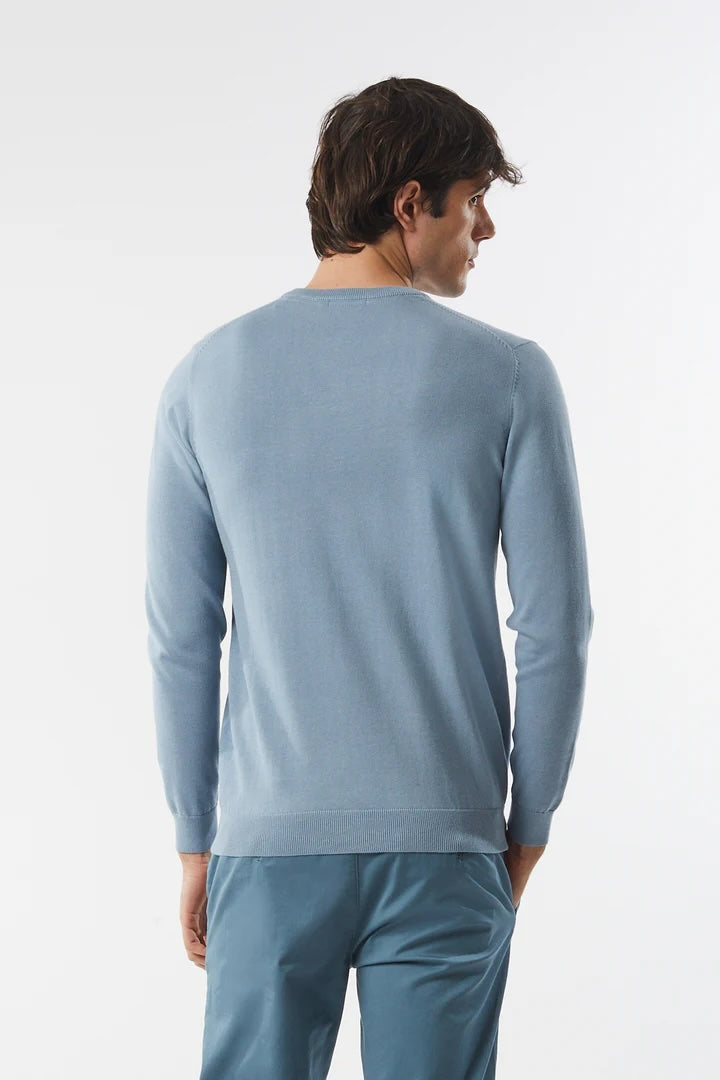 Pullover in cotone basic