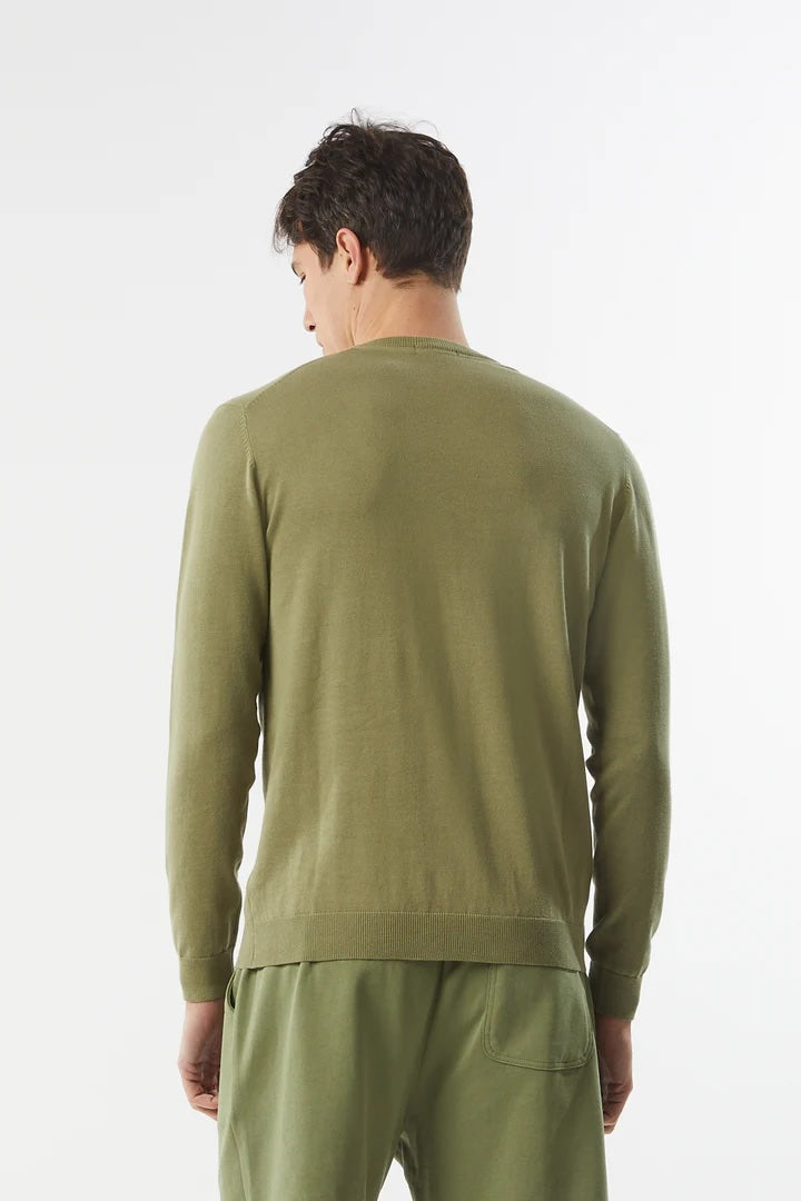 Pullover in cotone basic