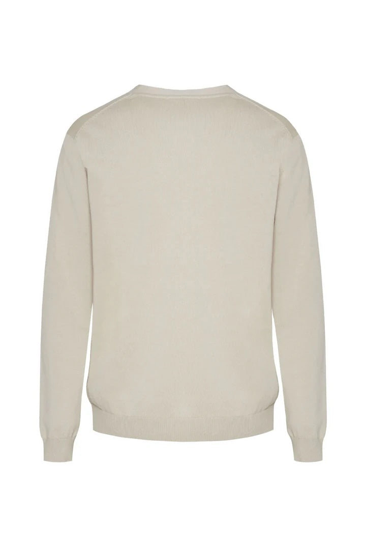 Cardigan in cotone basic Sorbino beige