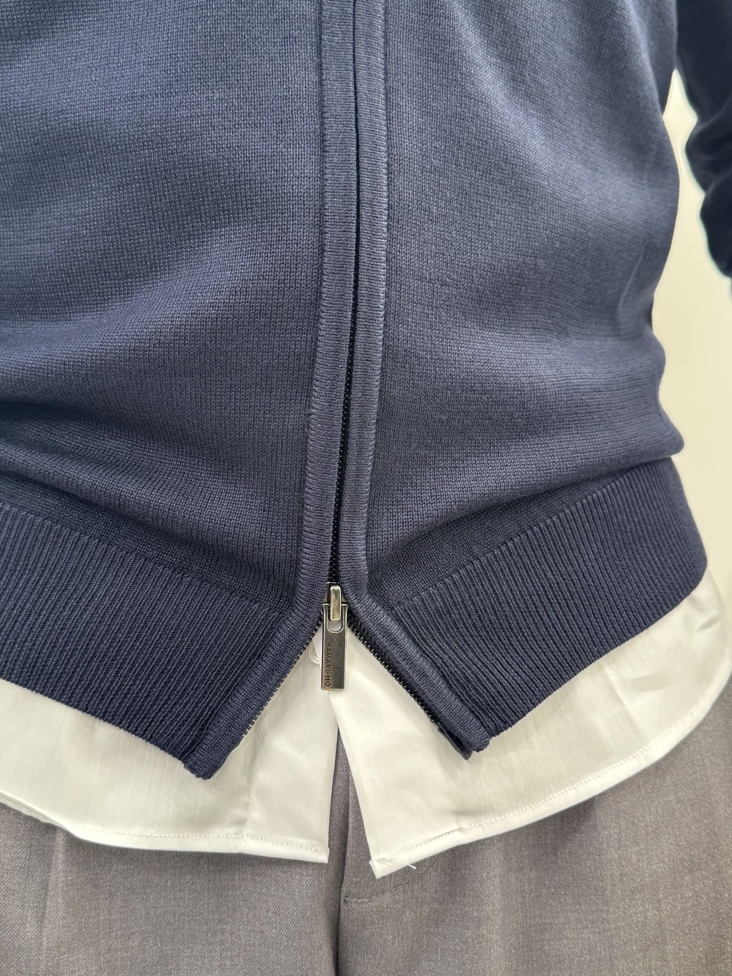 Lupetto in poliviscosa Hamaki-Ho blu