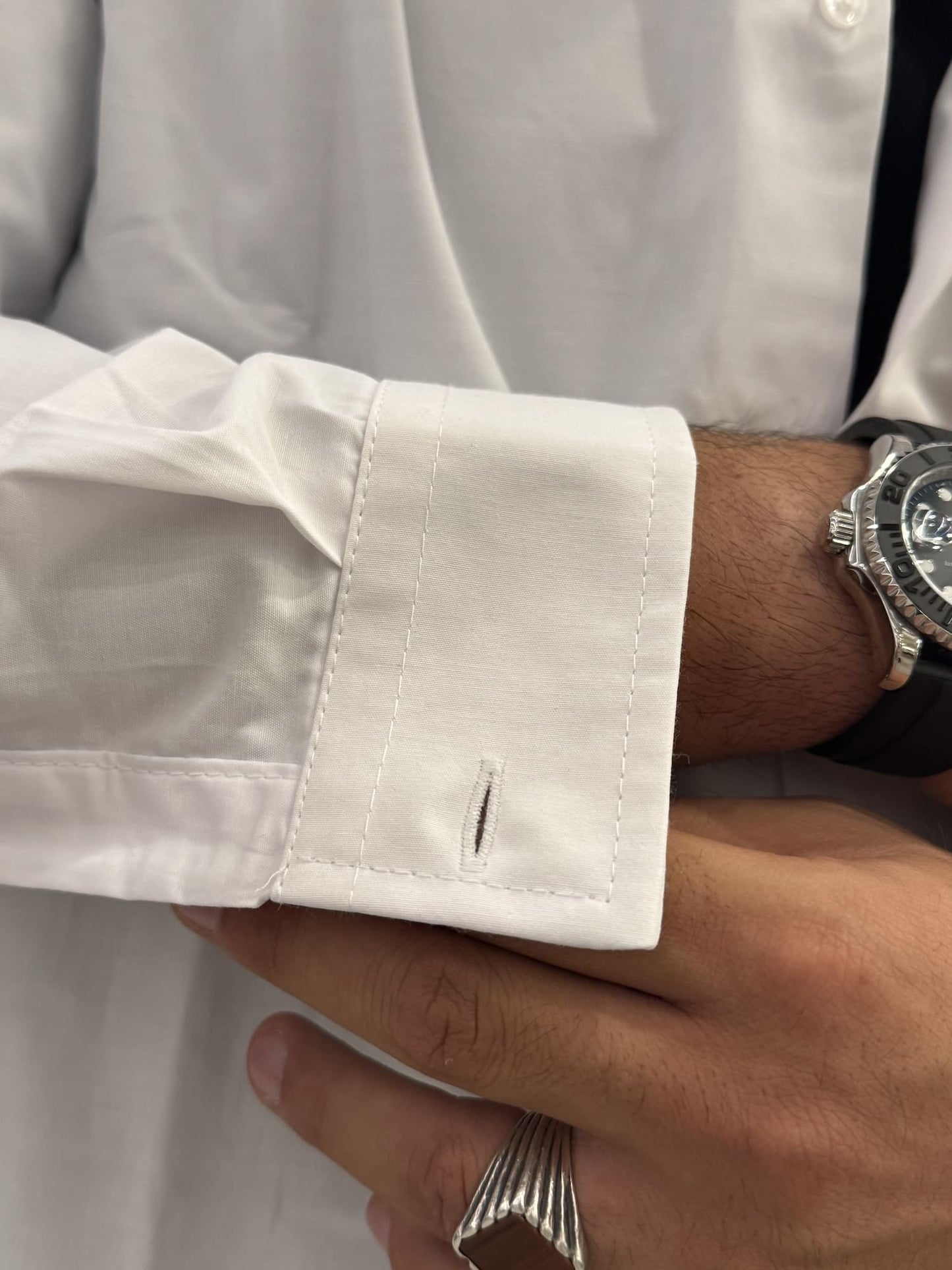 Camicia basic uomo manica lunga