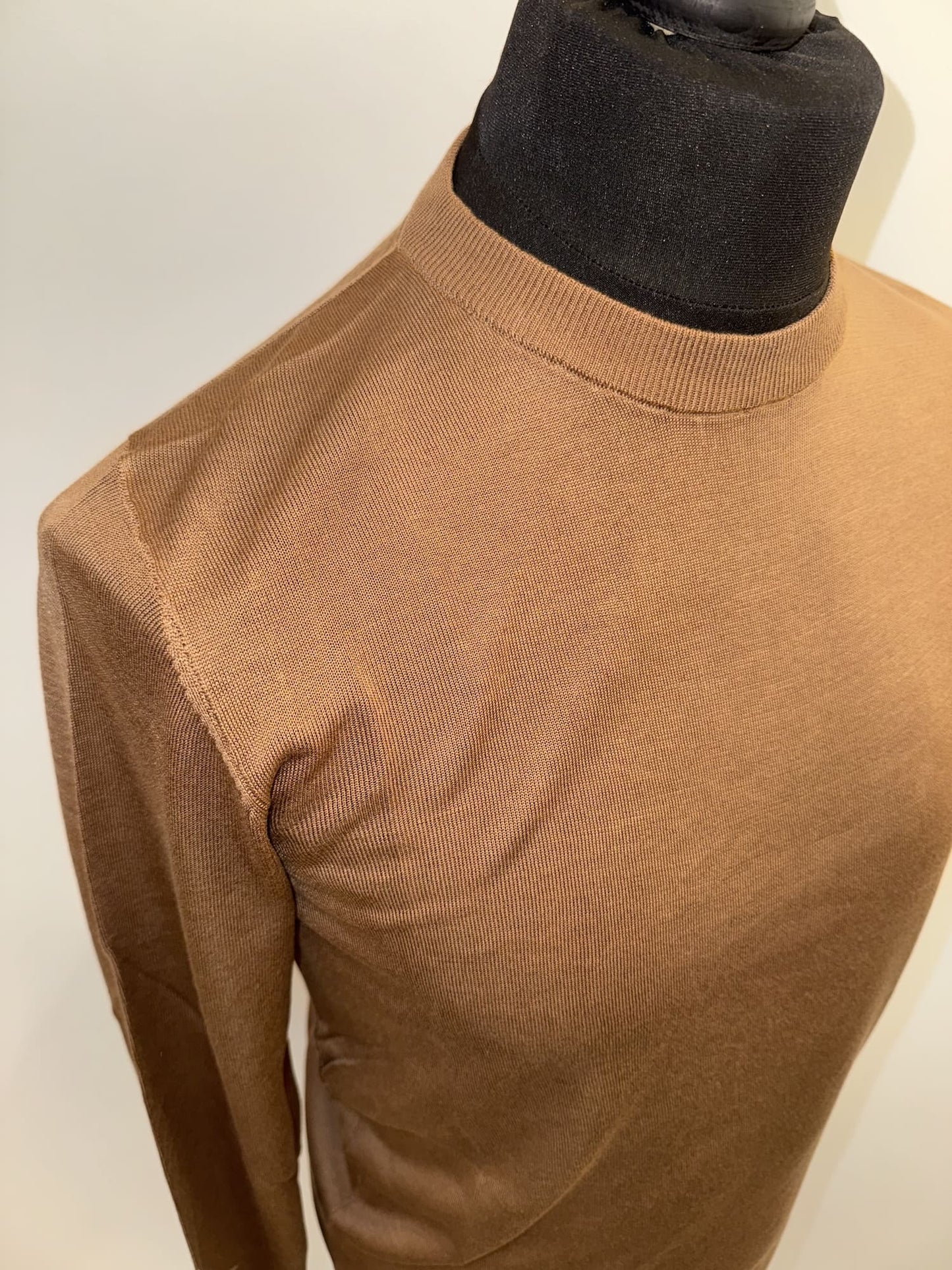 Maglioncino paricollo misto seta