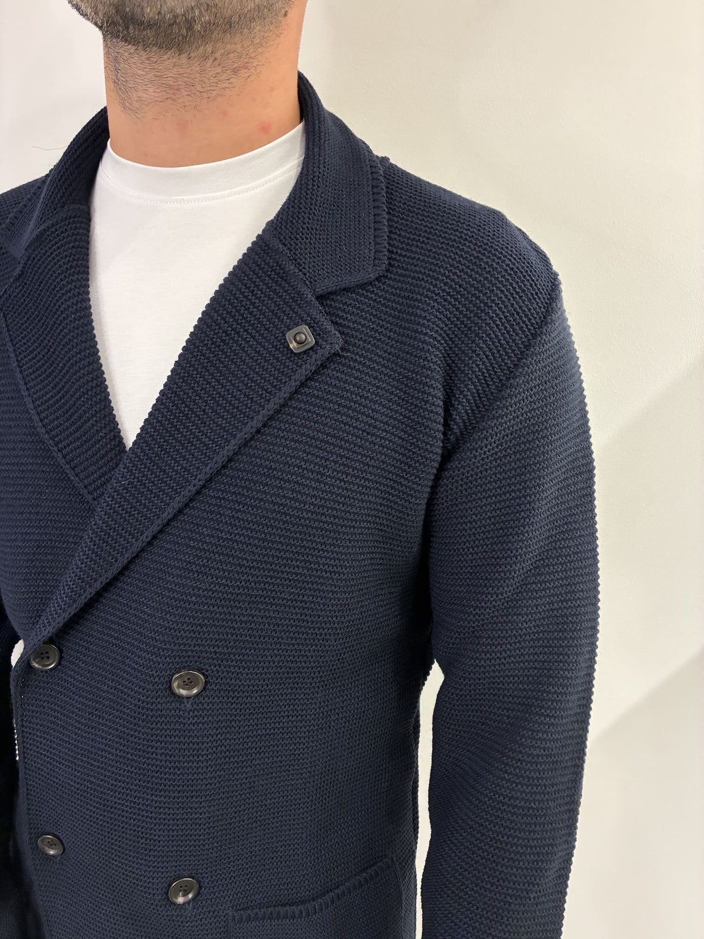 Cardigan Out/Fit doppio petto