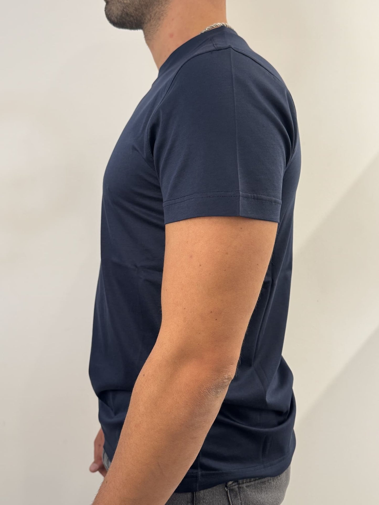 T-shirt Out/Fit in filo di scozia