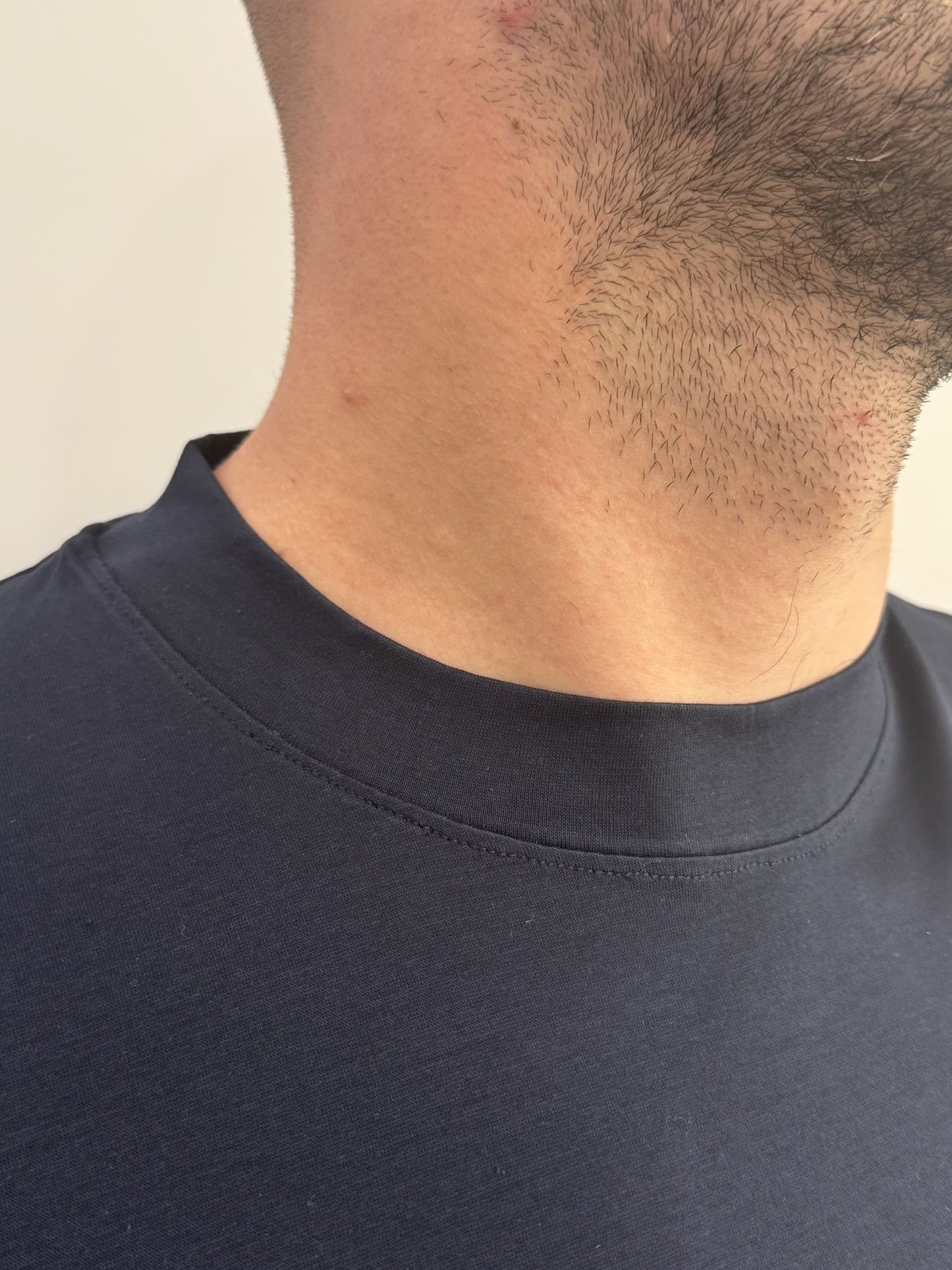 T-shirt in filo di Scozia