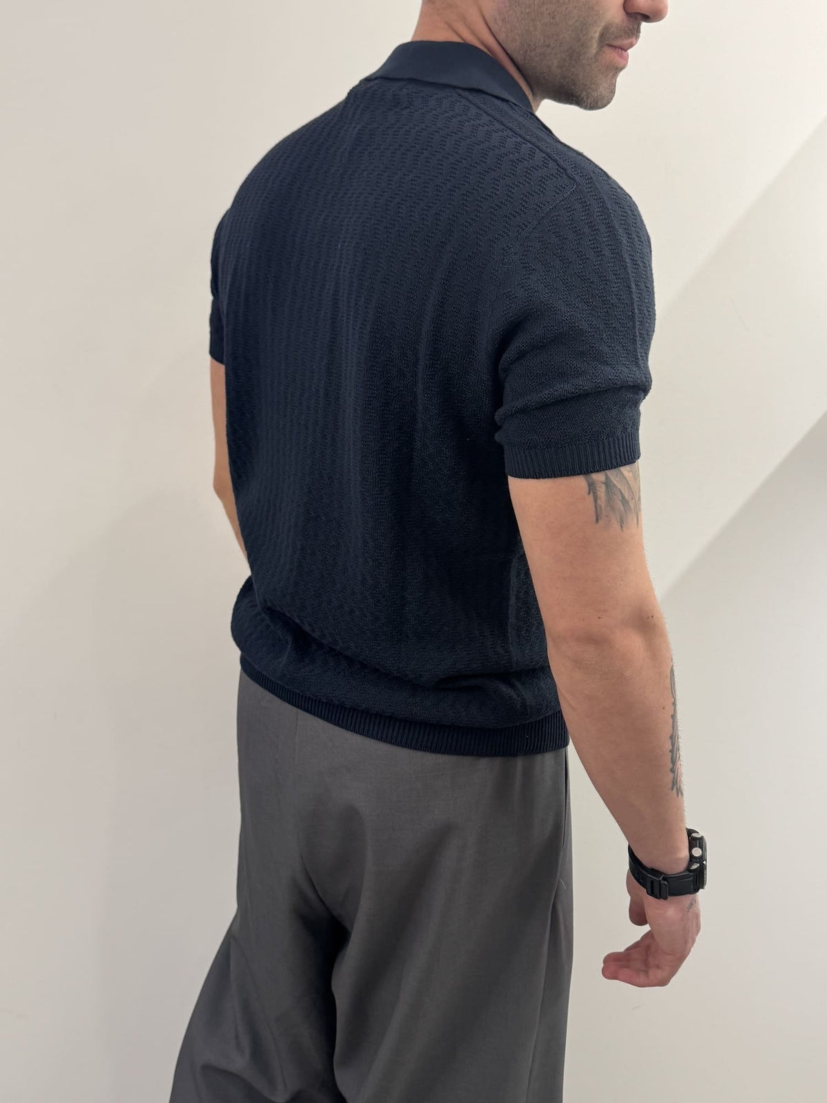 Polo manica corta Out/Fit blu