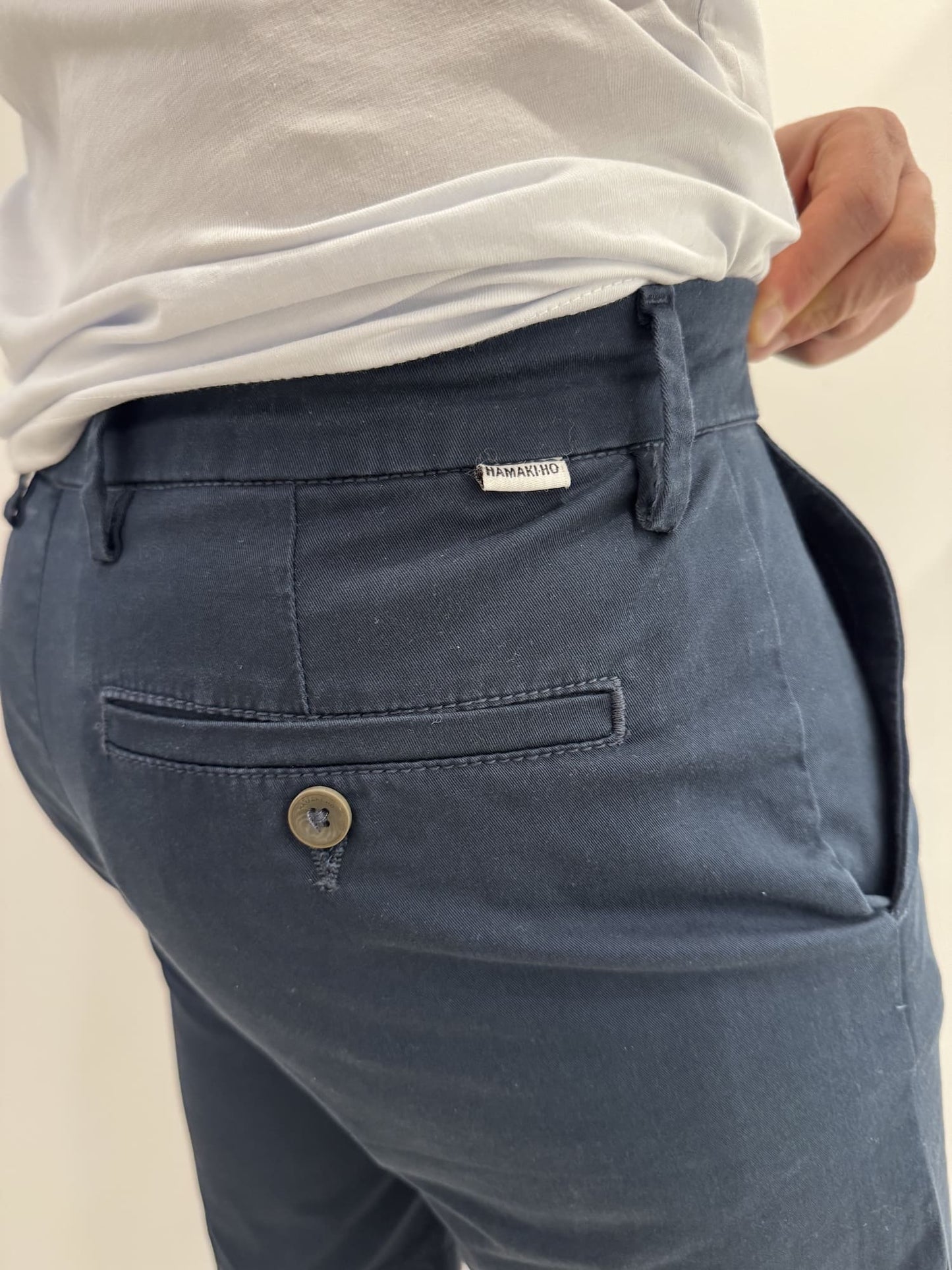 Bermuda tasca a filo slim