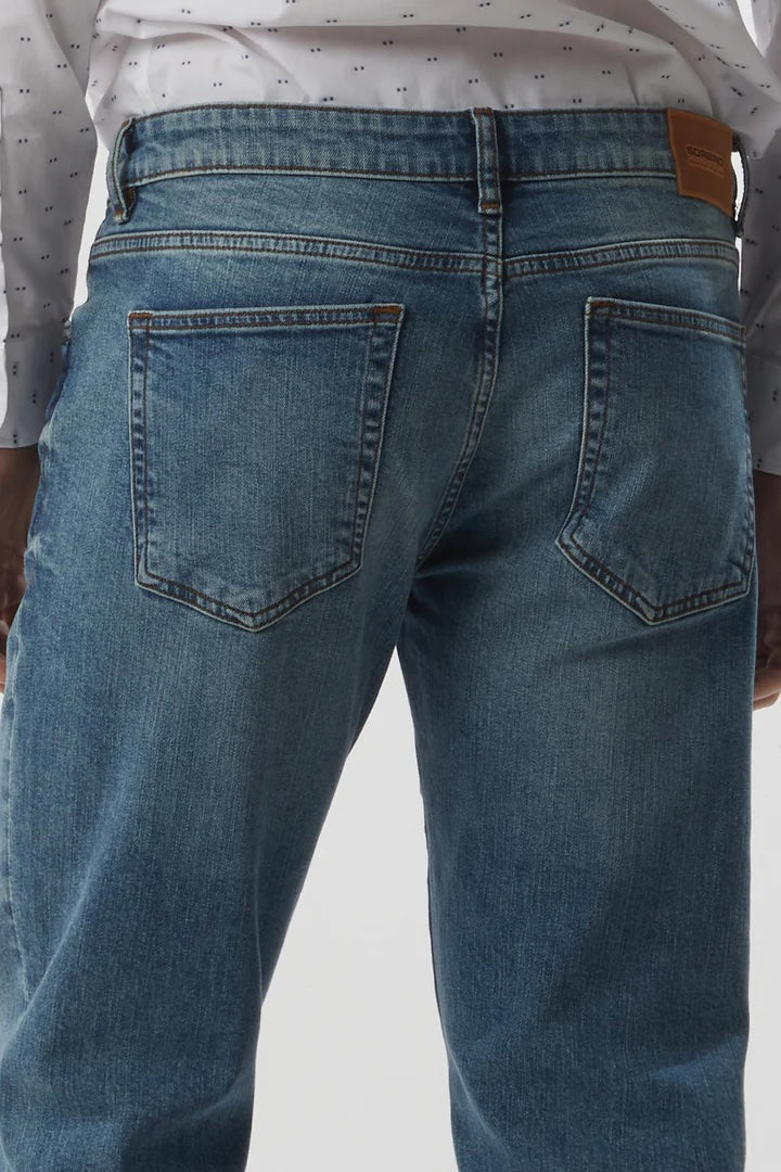 Jeans 5 tasche slim fit lavaggio medio