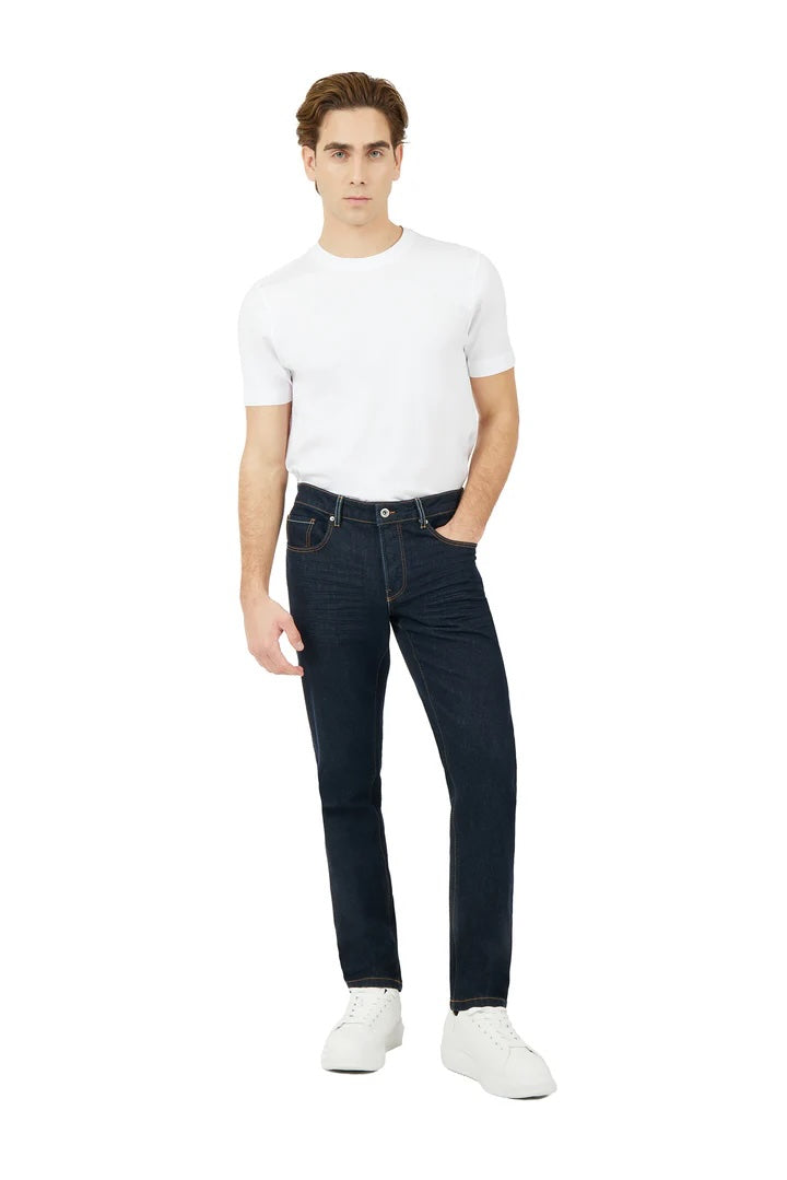Jeans 5 tasche slim fit lavaggio zero Sorbino