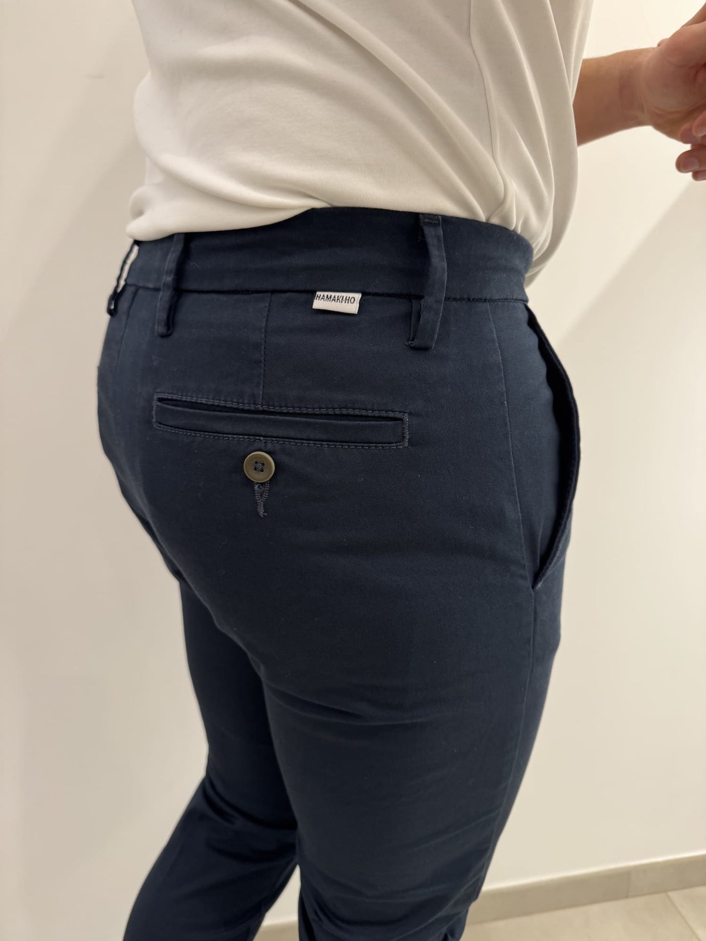 Pantalone uomo slim in cotone