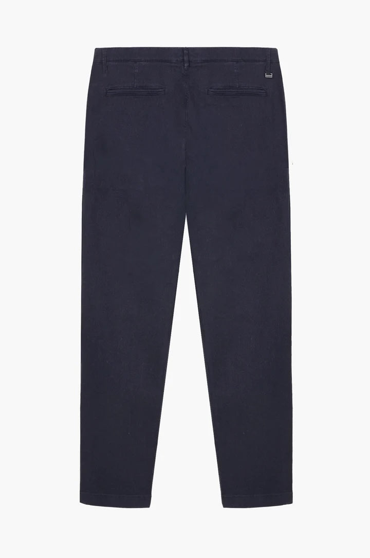 Pantaloni chinos slim fit tinto filo