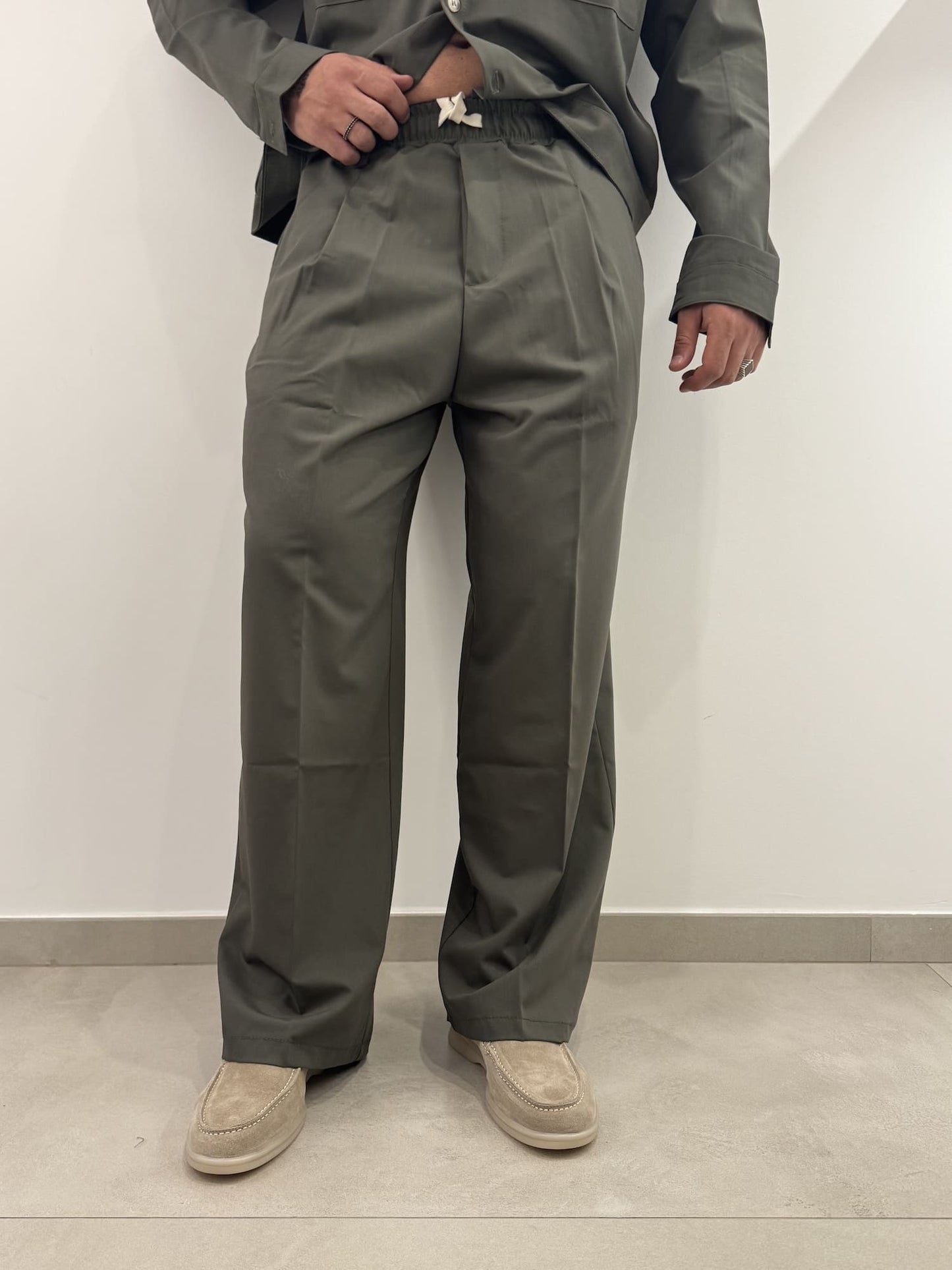 Coordinato baggy verde