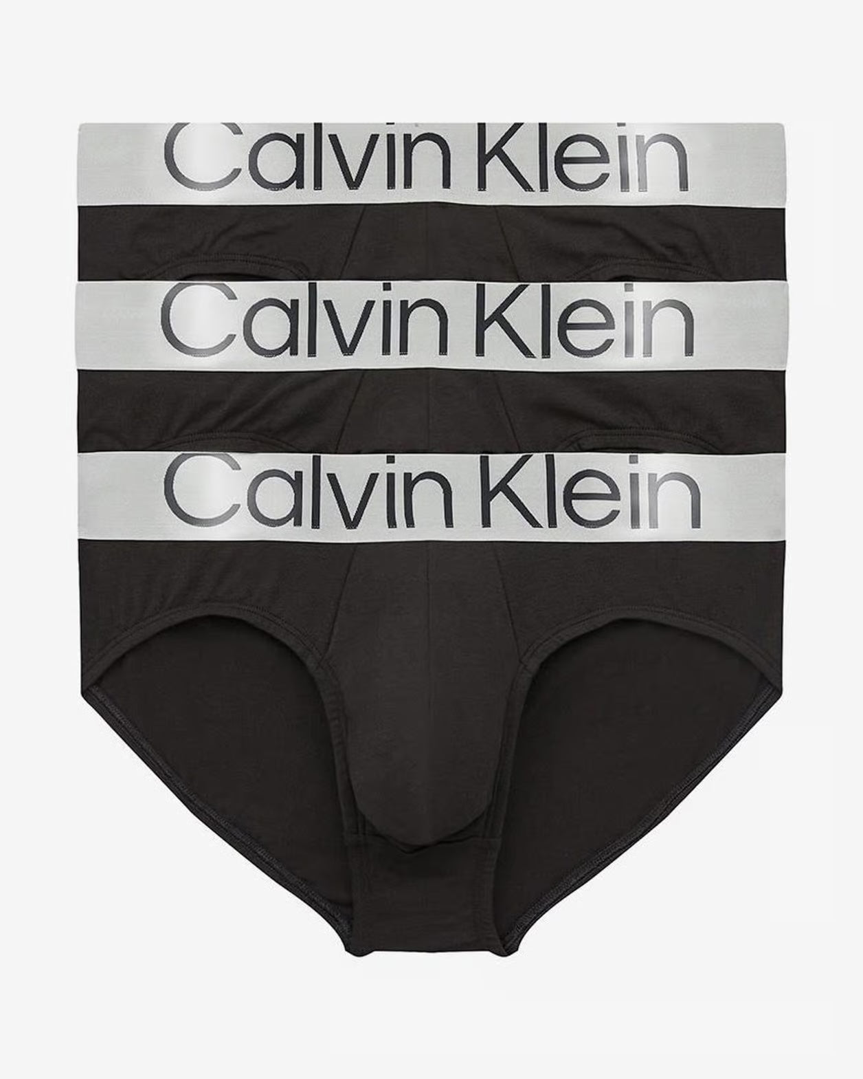 Slip Calvin Klein Steel Cotton nero
